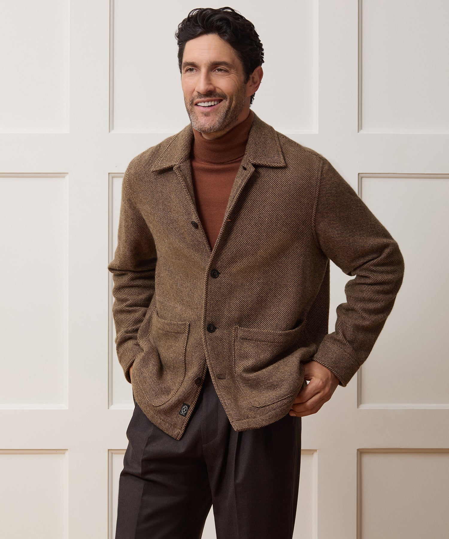 Italian Cashmere-Wool Chore Coat