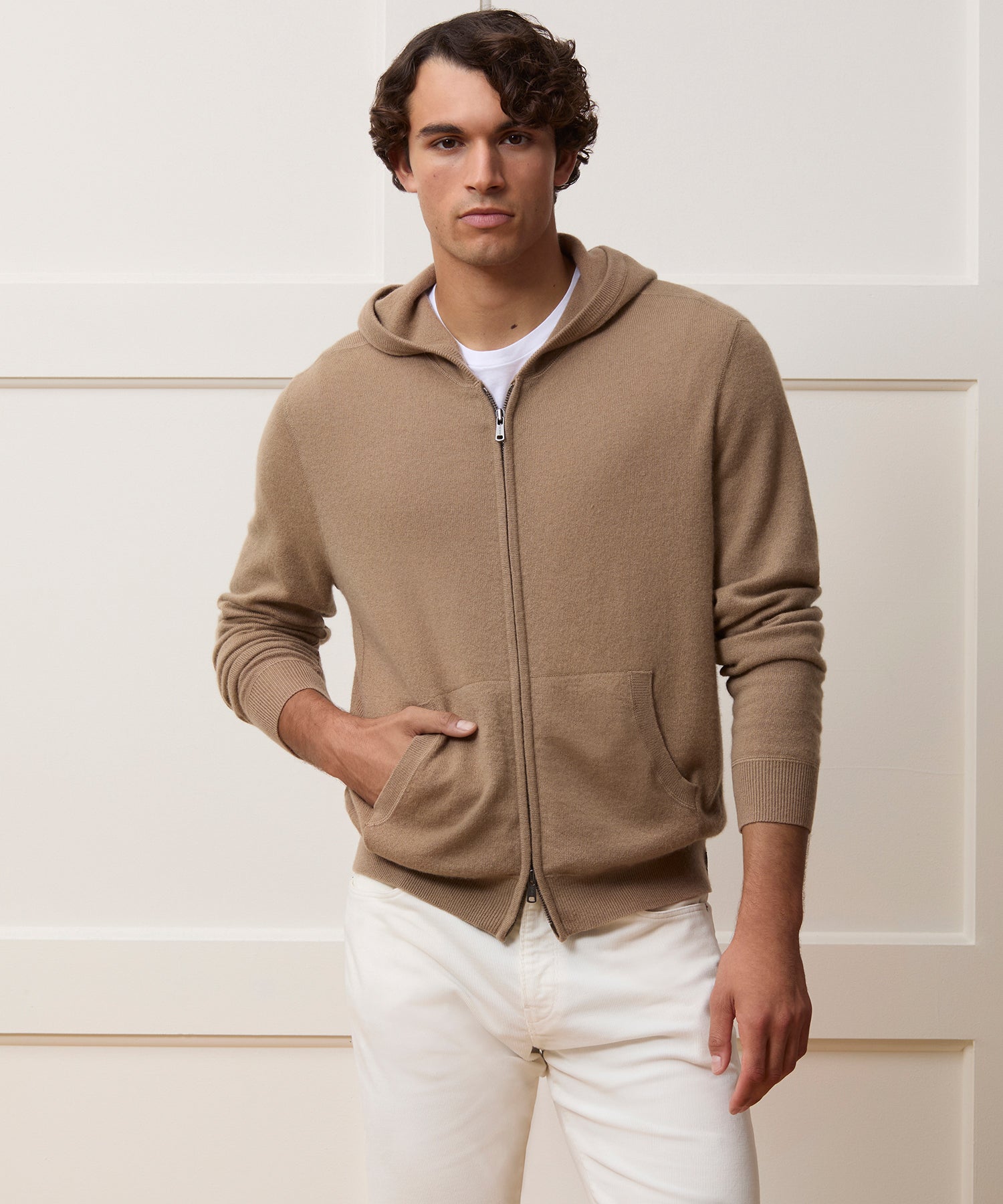 Cashmere Full-Zip Hoodie