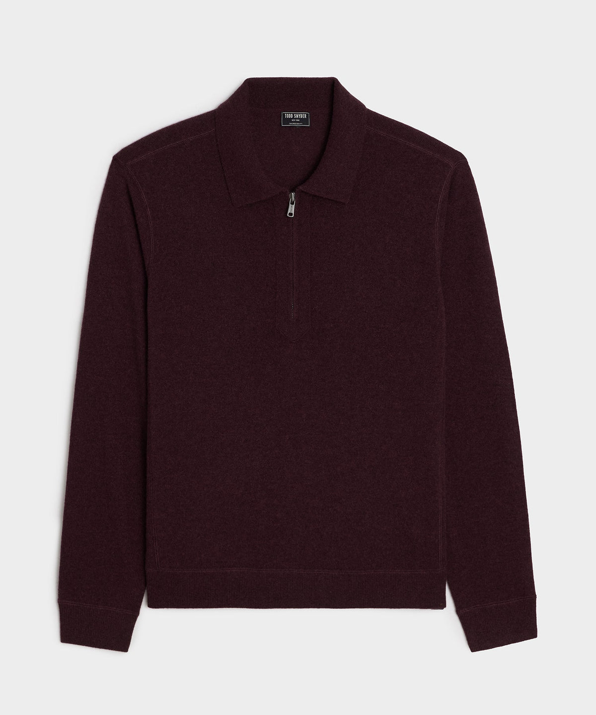 Cashmere Quarter-Zip Sweater Polo