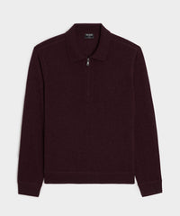 Cashmere Quarter-Zip Sweater Polo