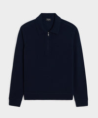 Cashmere Quarter-Zip Sweater Polo