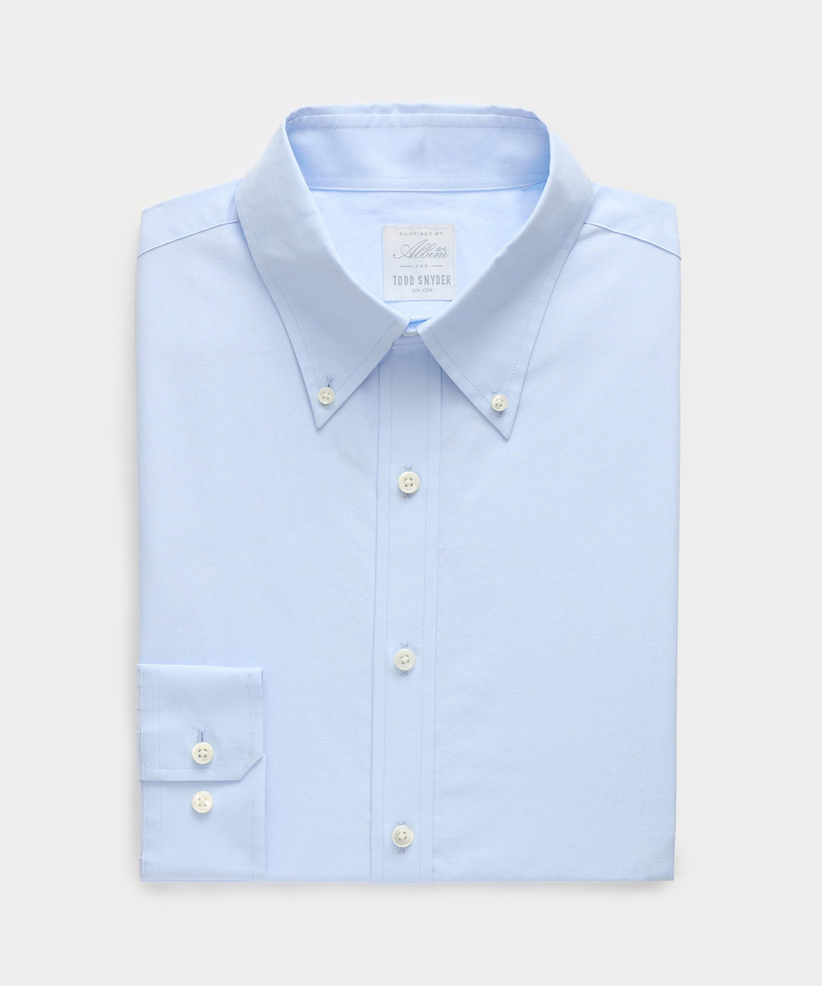 Cotton Twill Button-Down Dress Shirt
