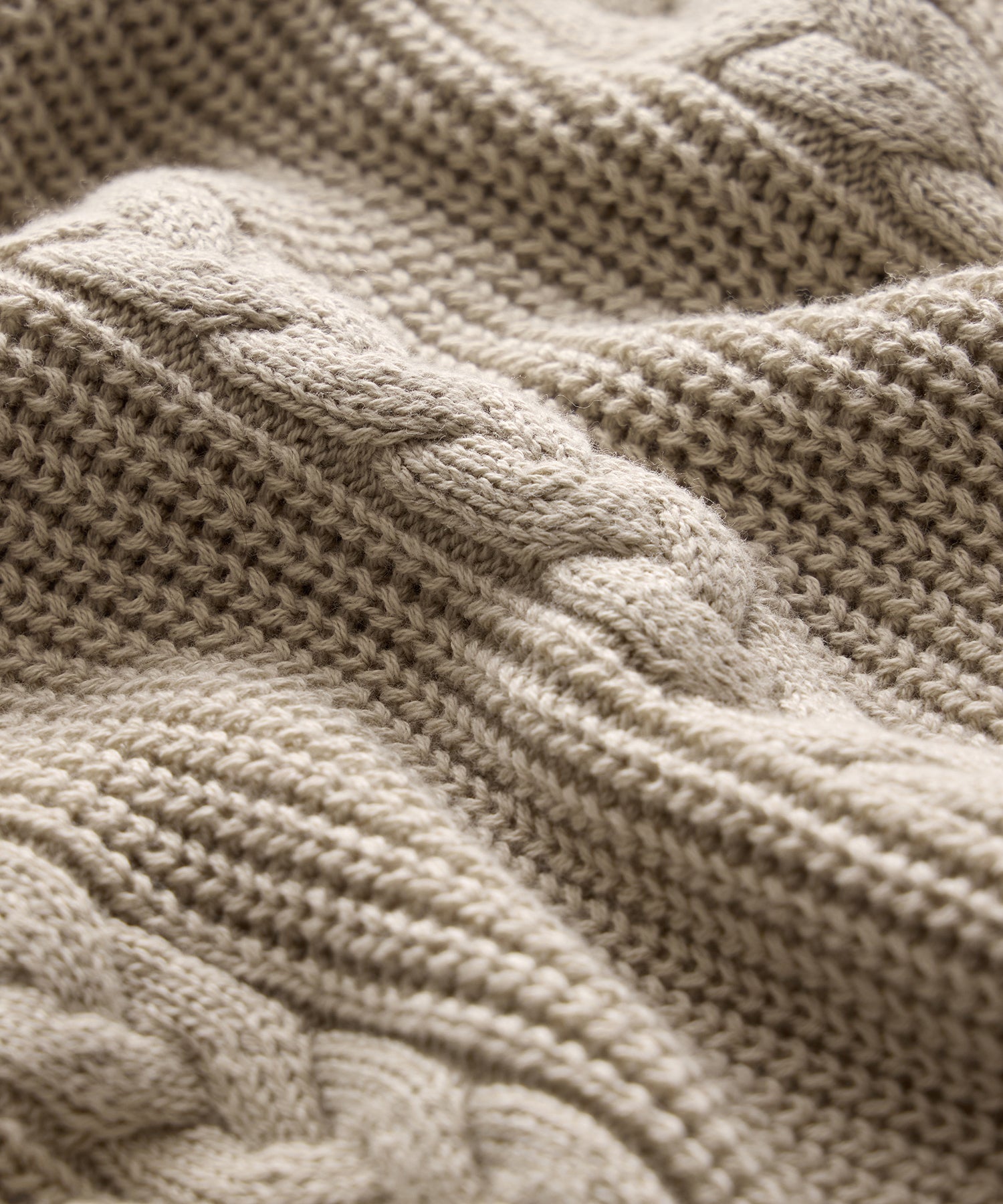 Beechwood Cable Knit Sweater Polo