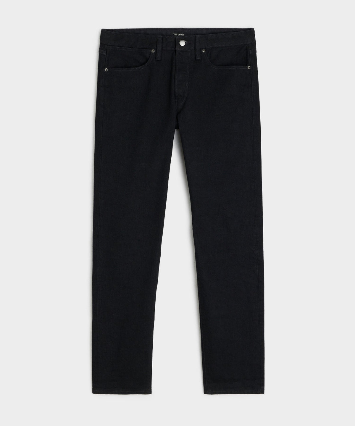 Slim Japanese Selvedge Stretch Jean in Black