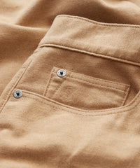 Slim Fit 5-Pocket Camelhair Pant