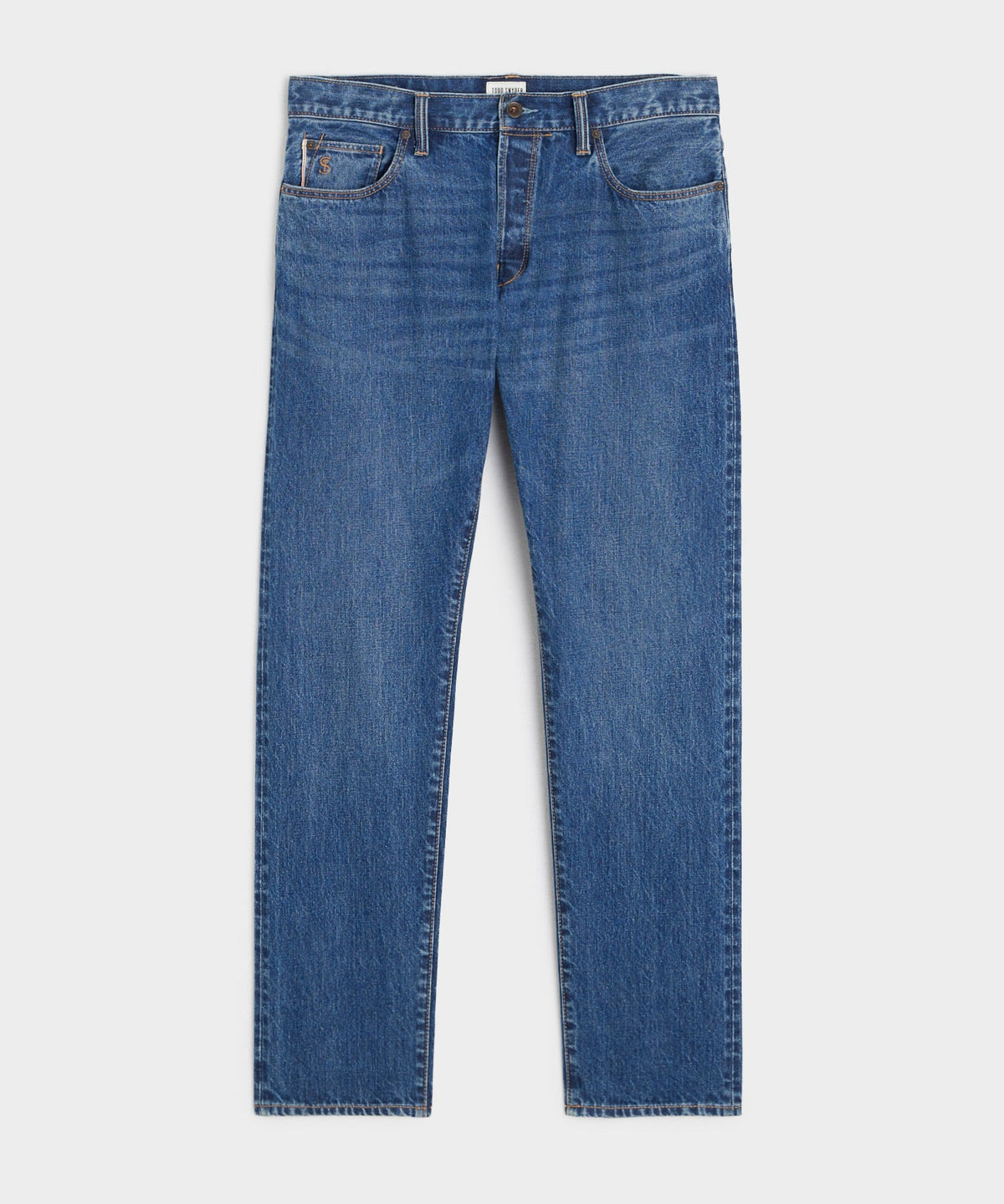 Slim Selvedge Jean in Blue Stonwewash