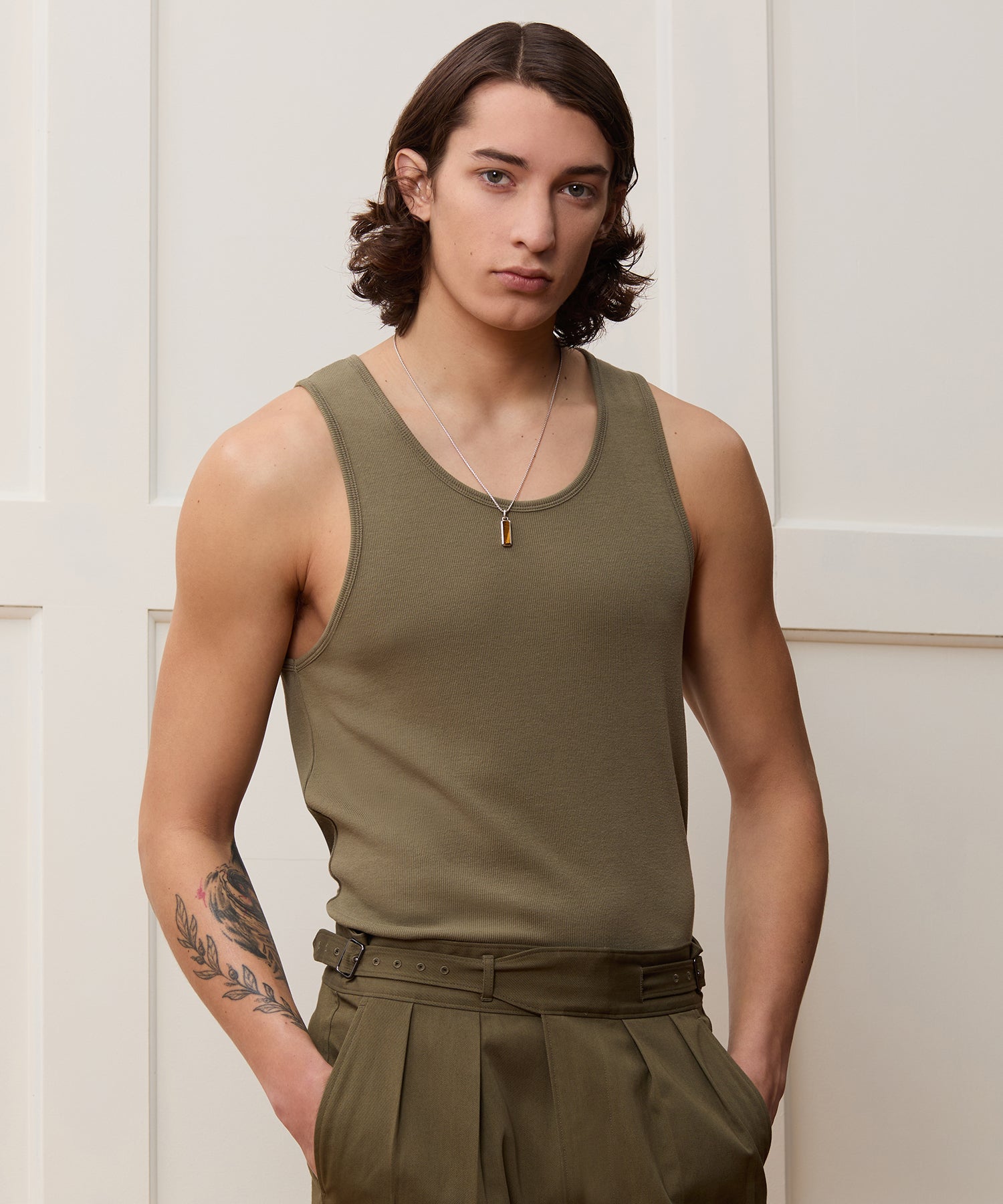 Slim Ribbed Tank