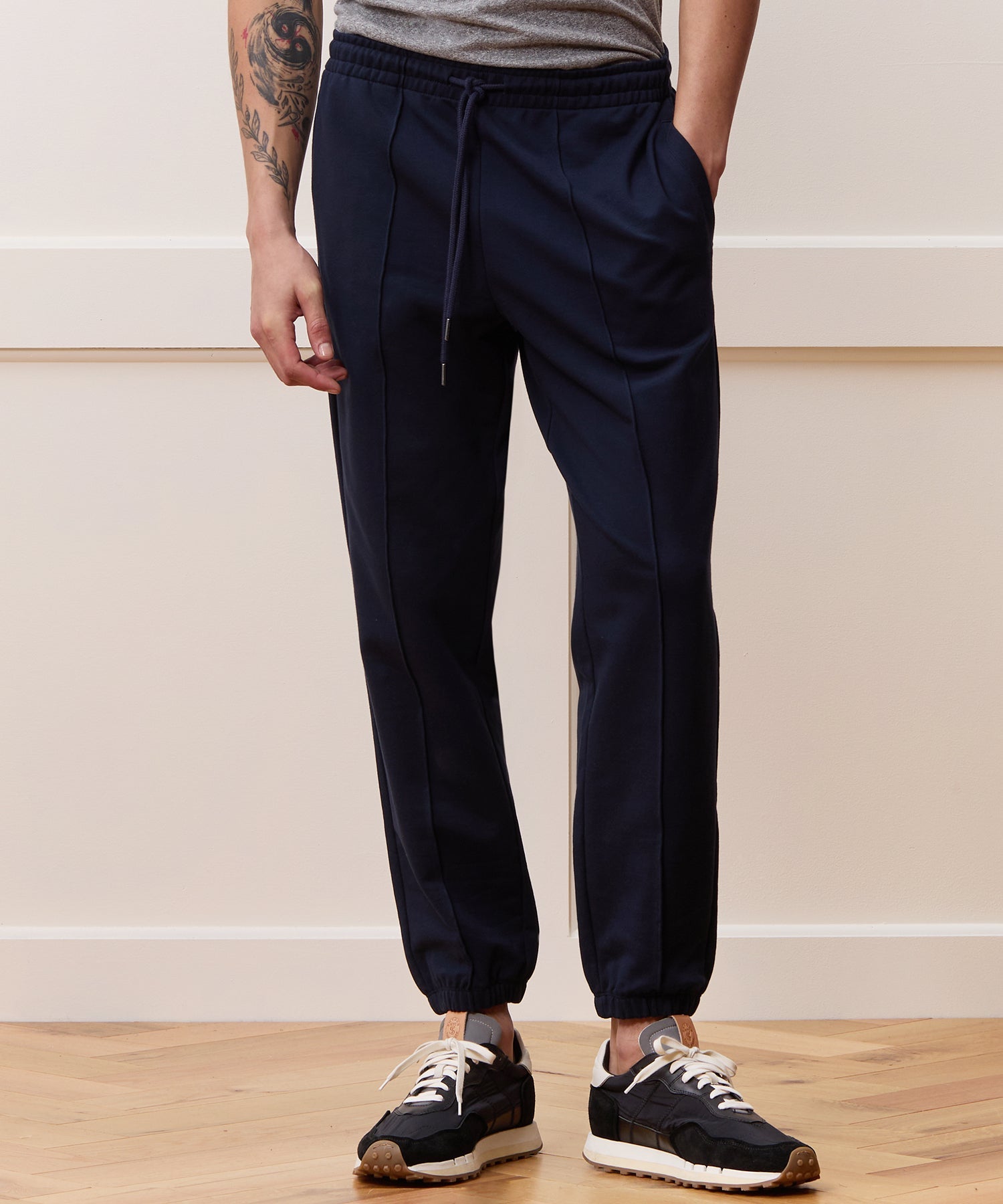 Relaxed Travel Terry Pintuck Jogger