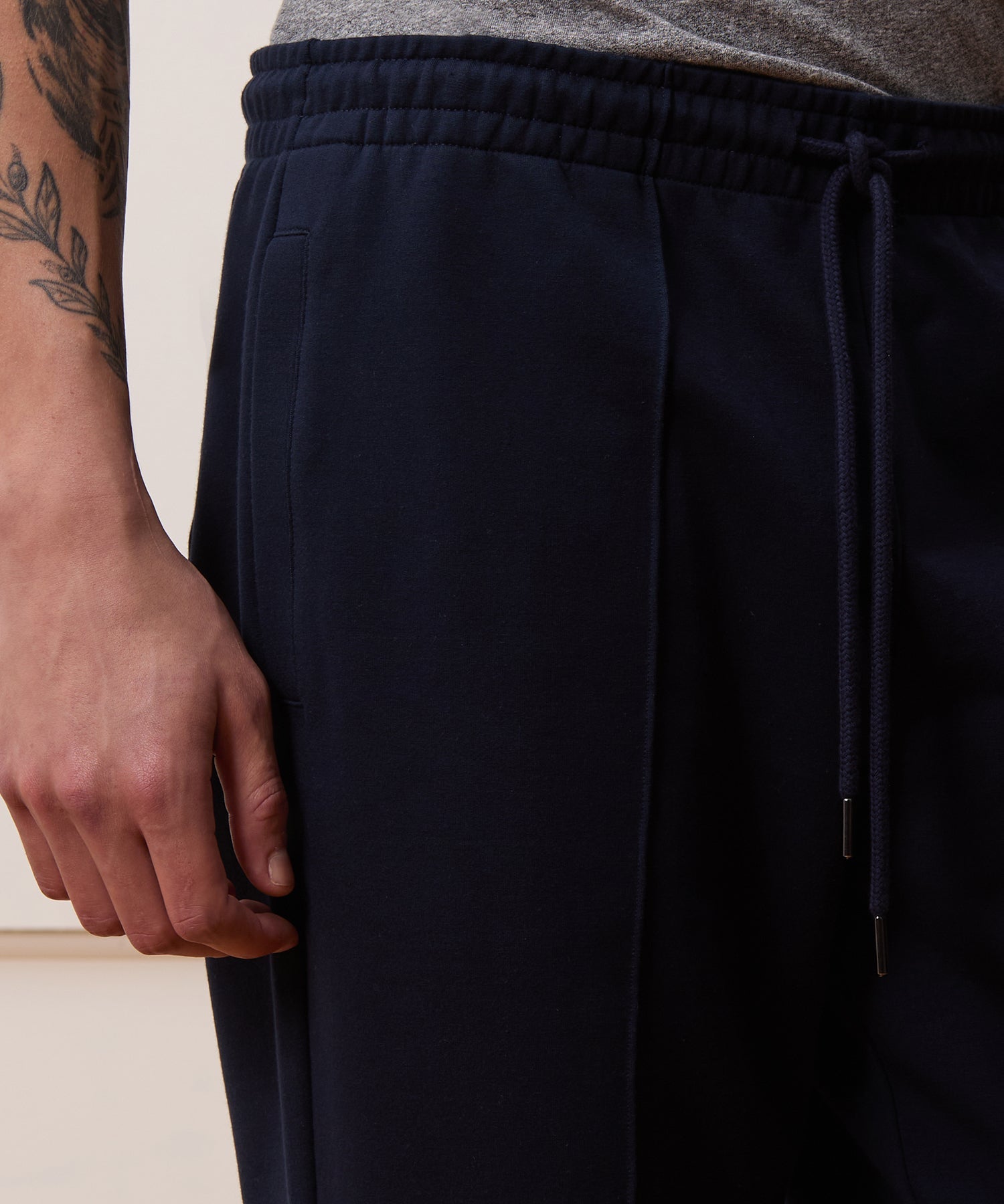 Relaxed Travel Terry Pintuck Jogger