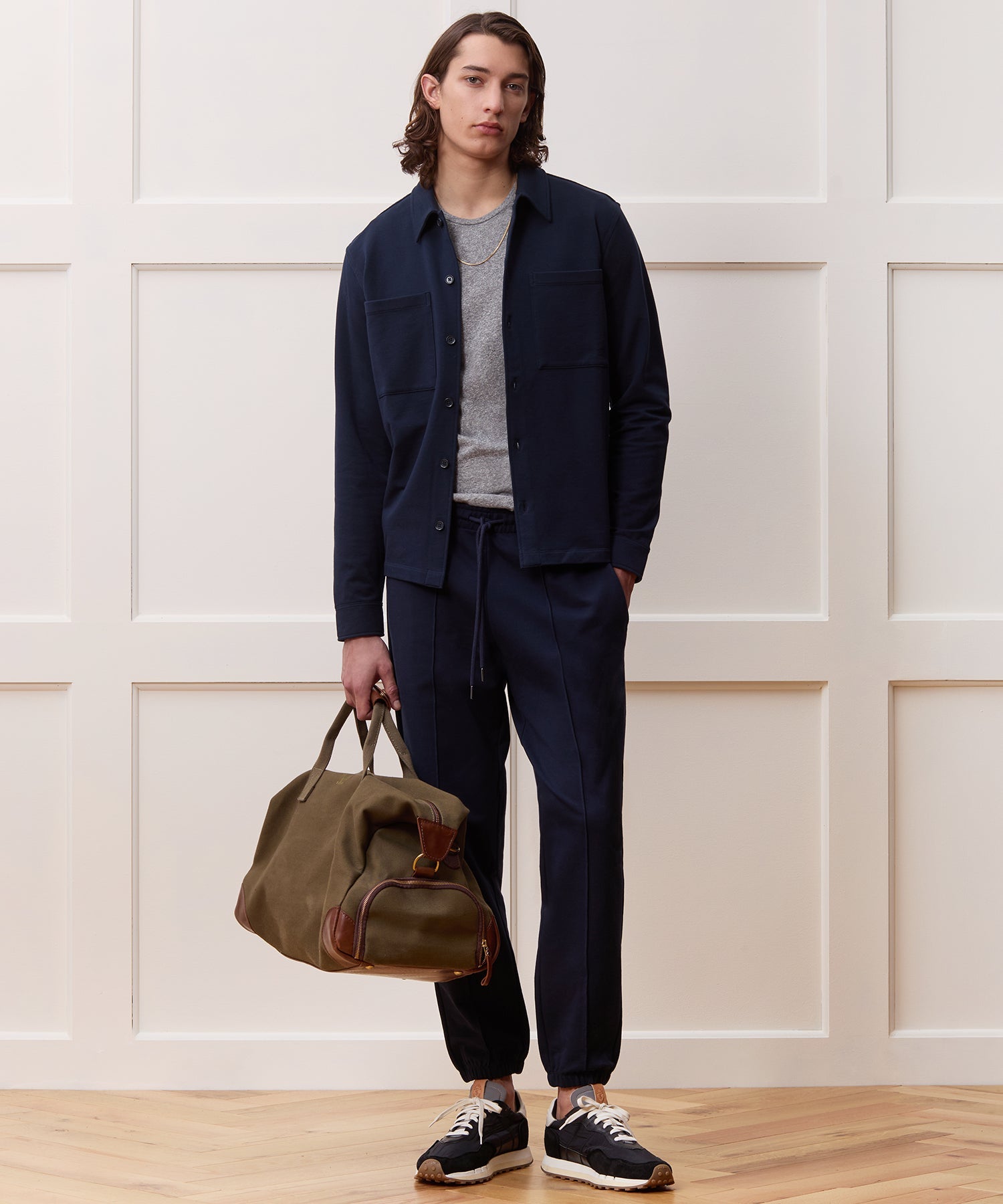 Relaxed Travel Terry Pintuck Jogger