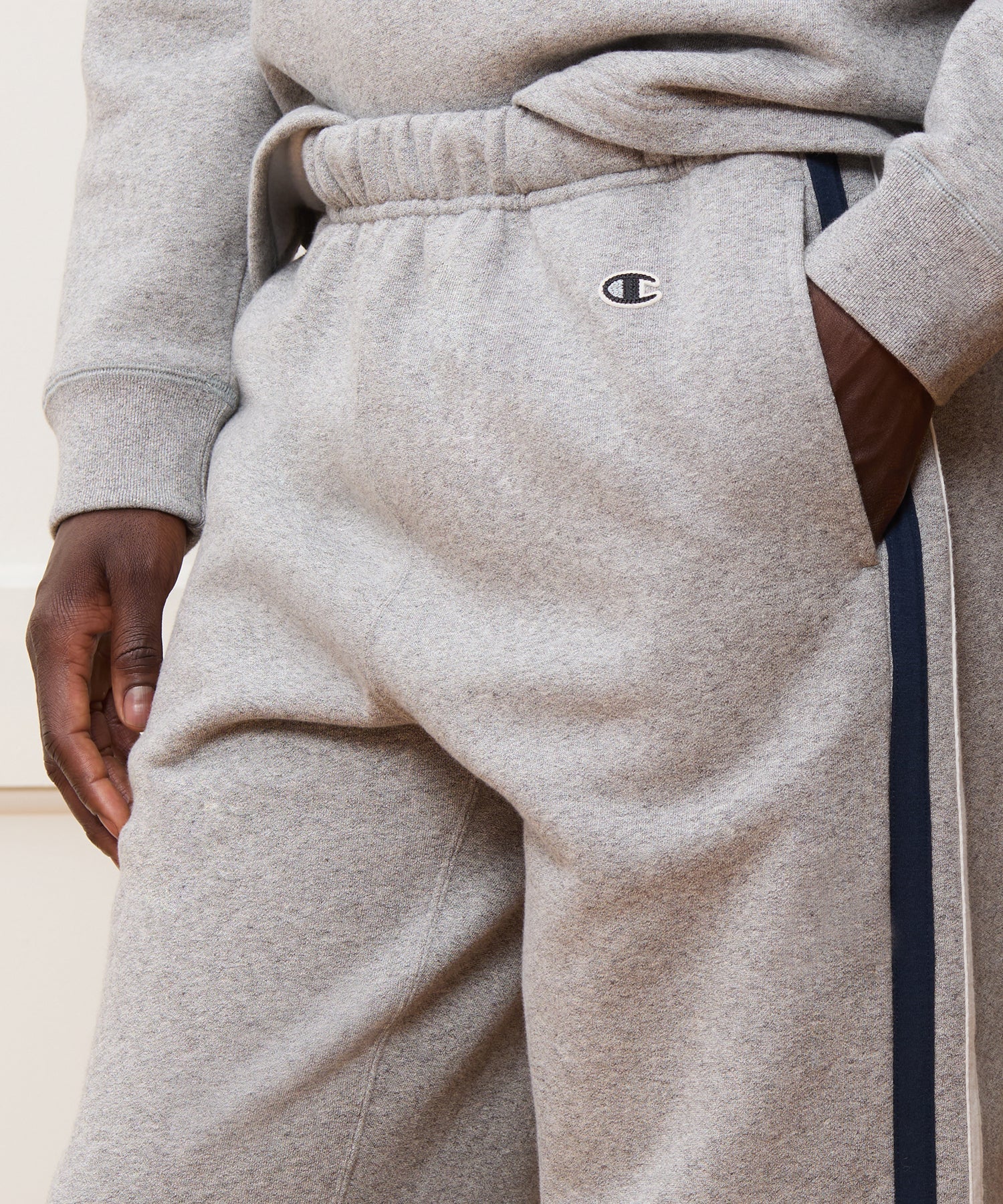 Champion Relaxed Fleece Striped Sweatpant