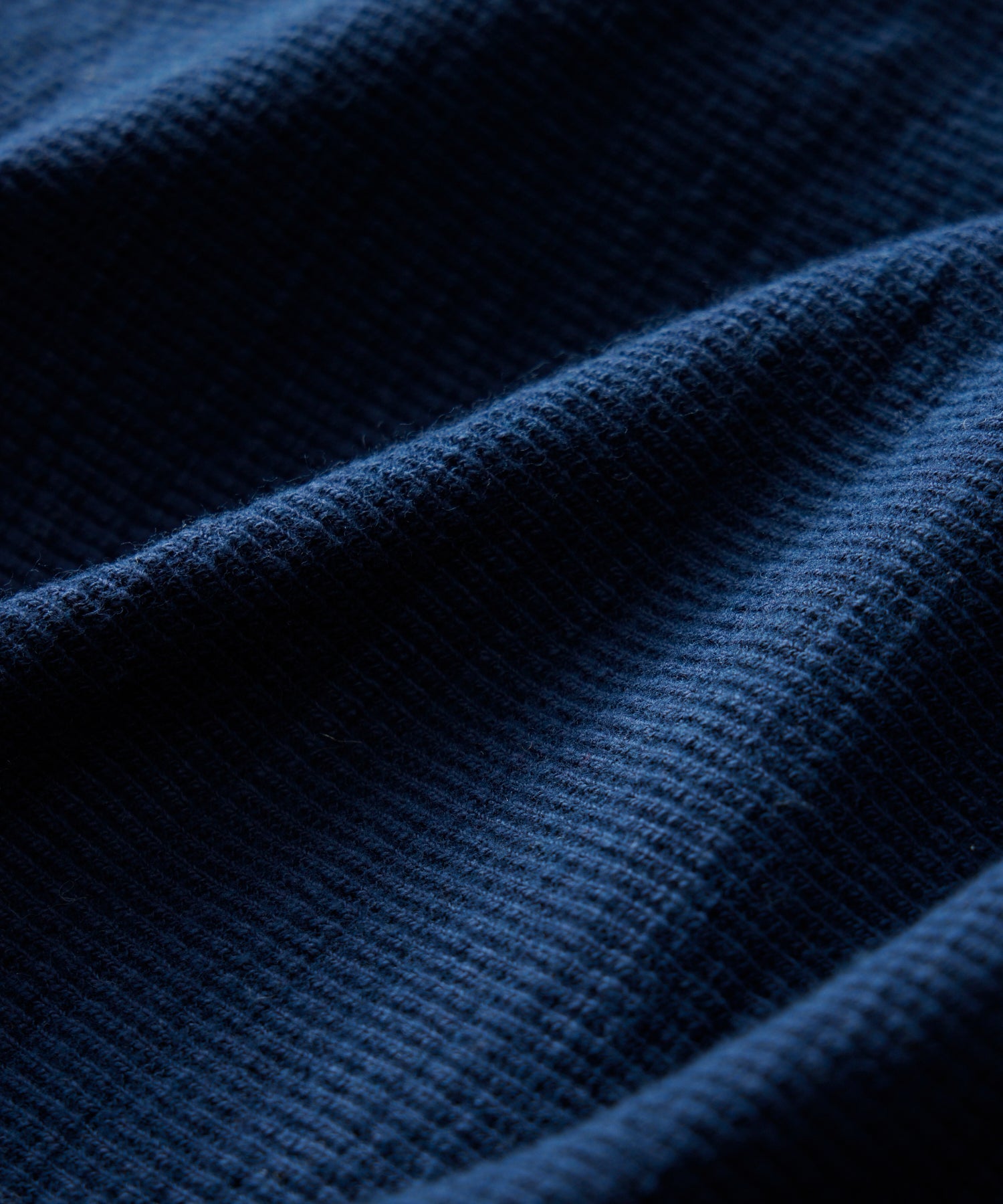 Lightweight Mini Waffle Henley