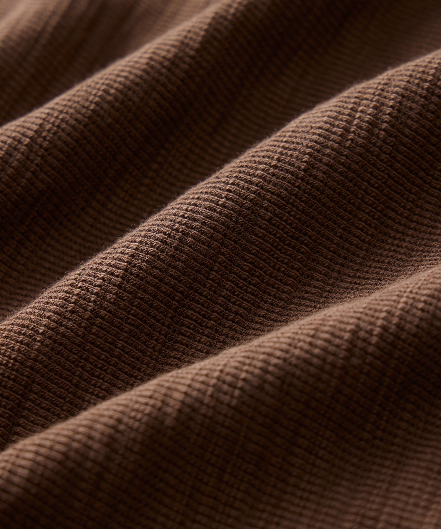 Lightweight Mini Waffle Henley