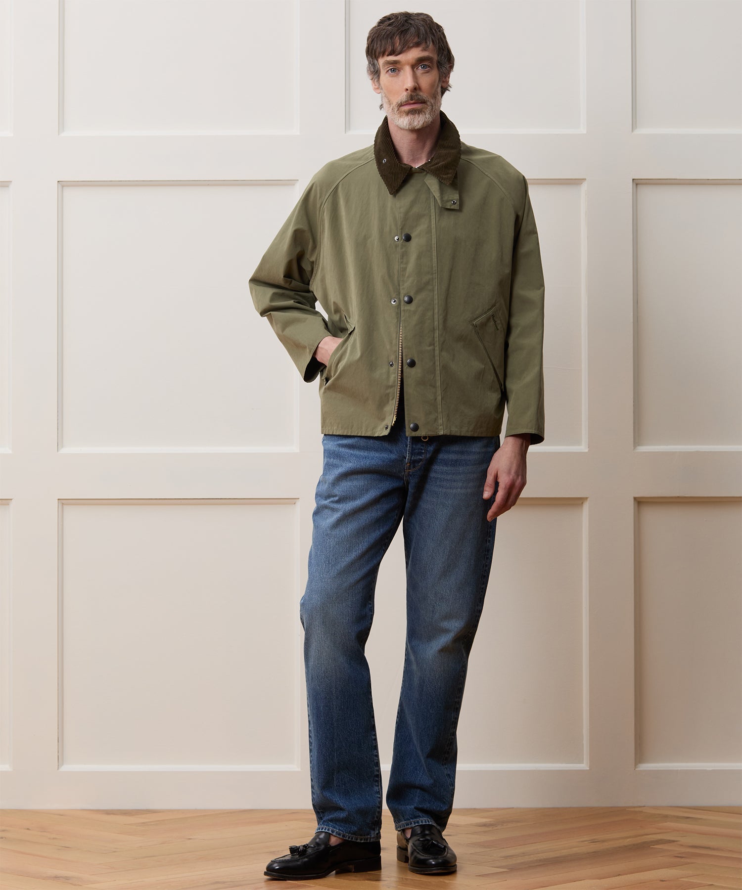 Barbour Transport Jacket in Fern