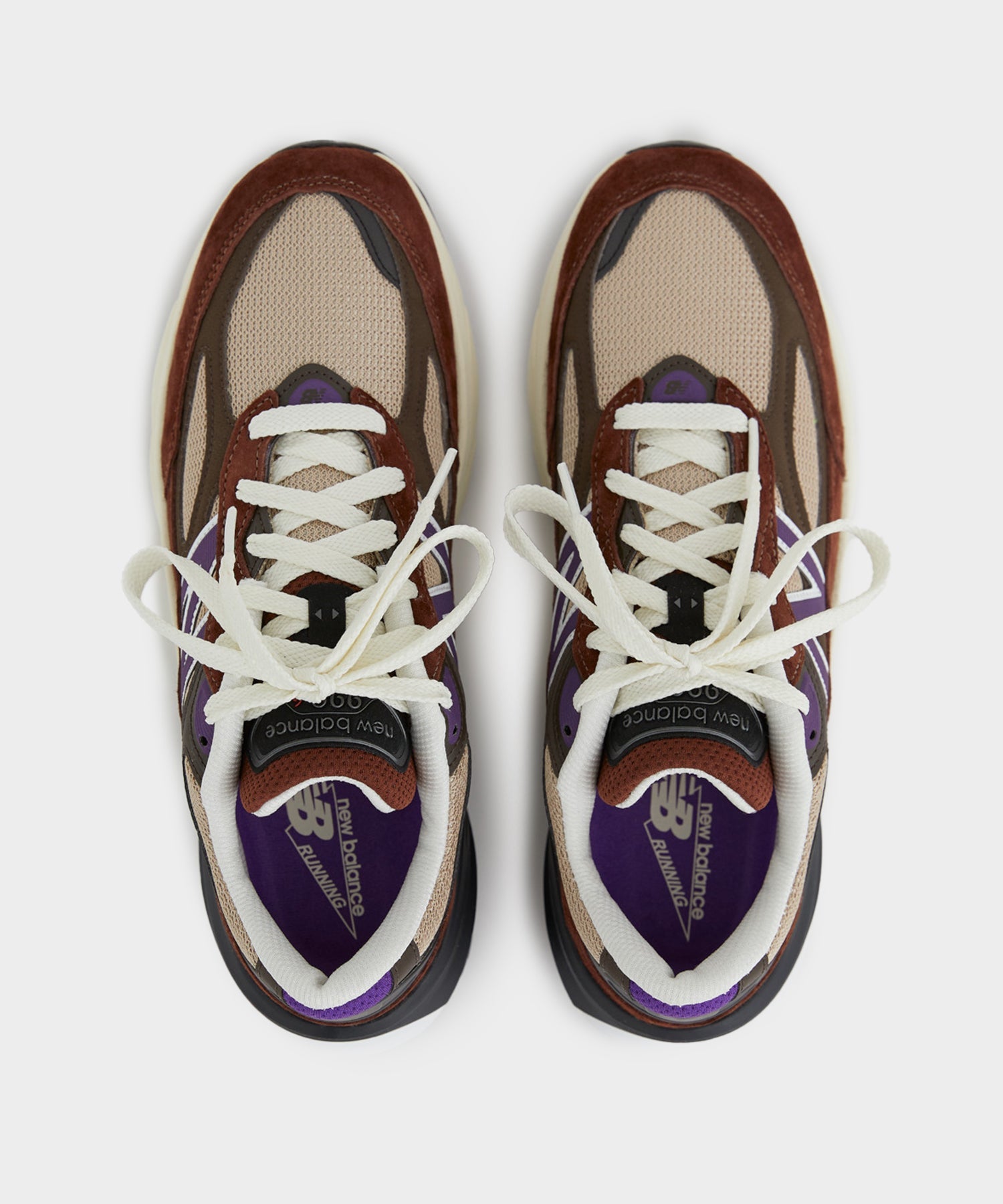 New Balance Made in USA 990v6 in Rich Oak + Cosmic Grape