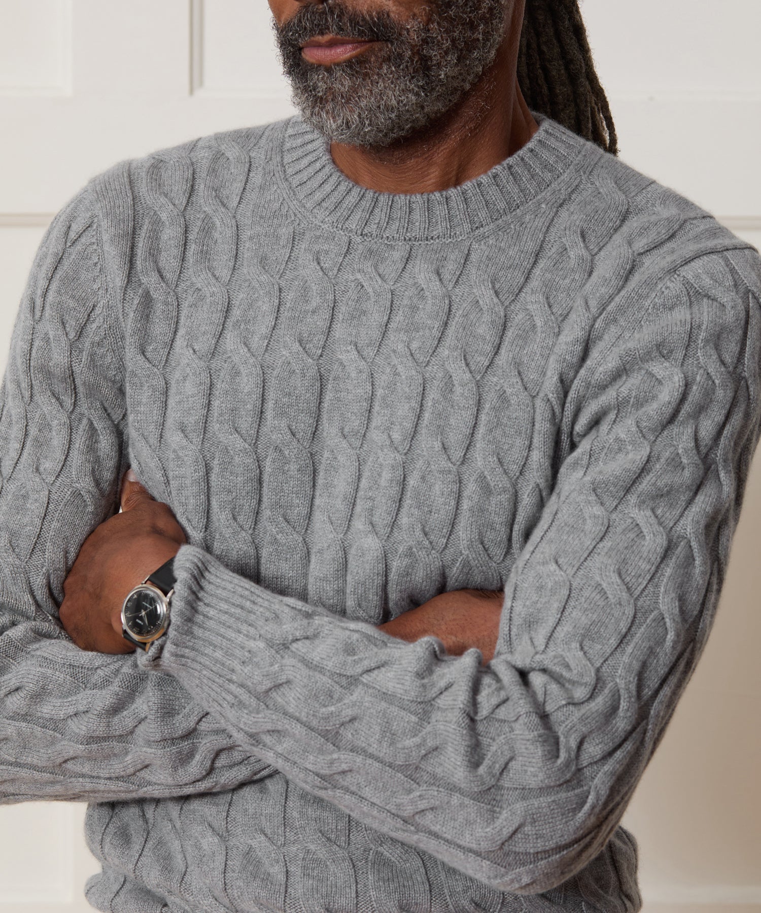 Italian Cashmere Cable Knit Sweater