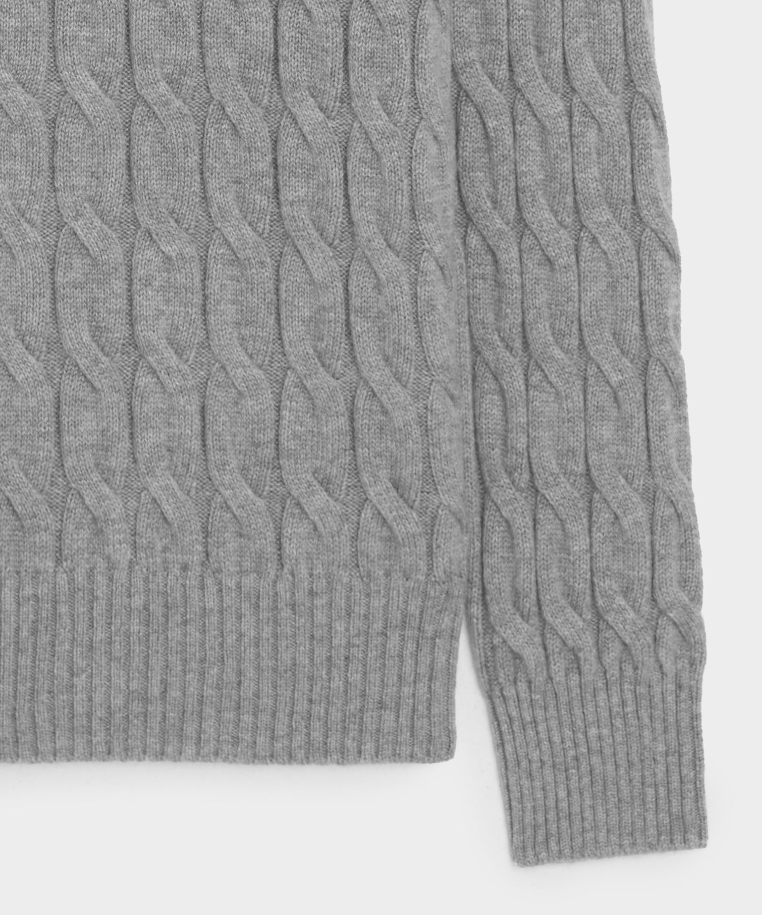 Italian Cashmere Cable Knit Sweater