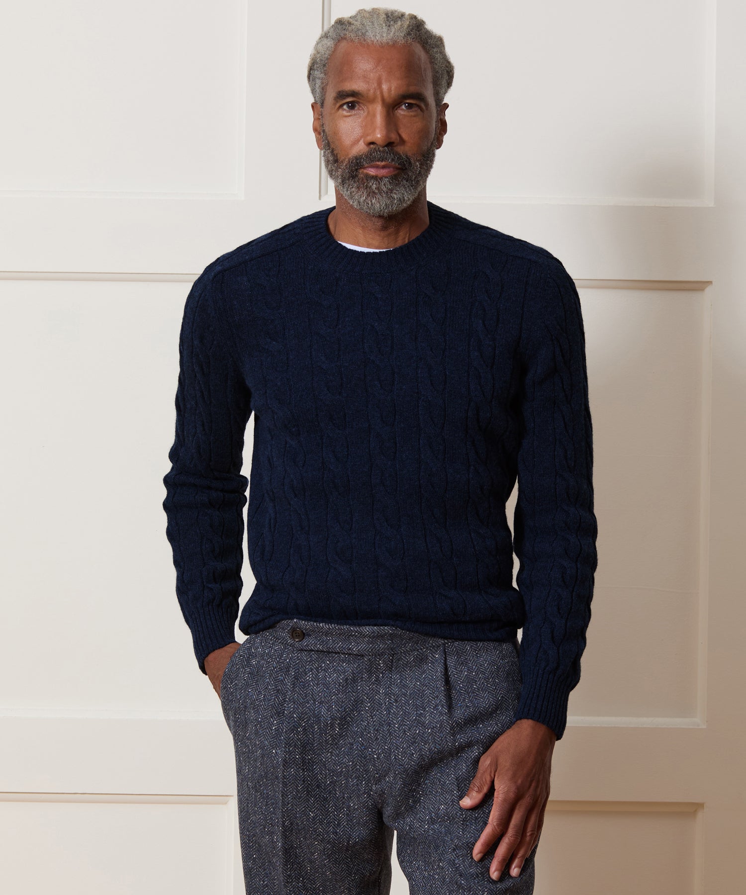 Italian Cashmere Cable Knit Sweater