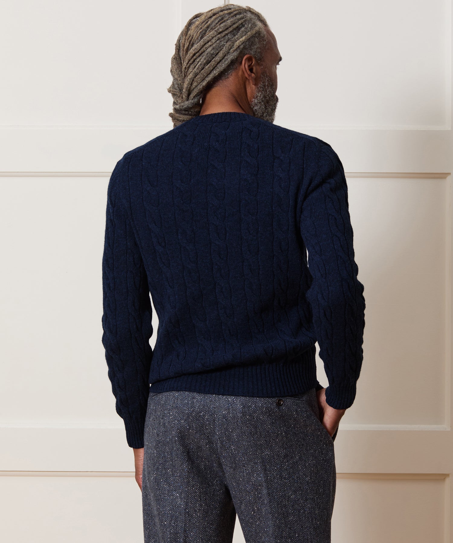 Italian Cashmere Cable Knit Sweater