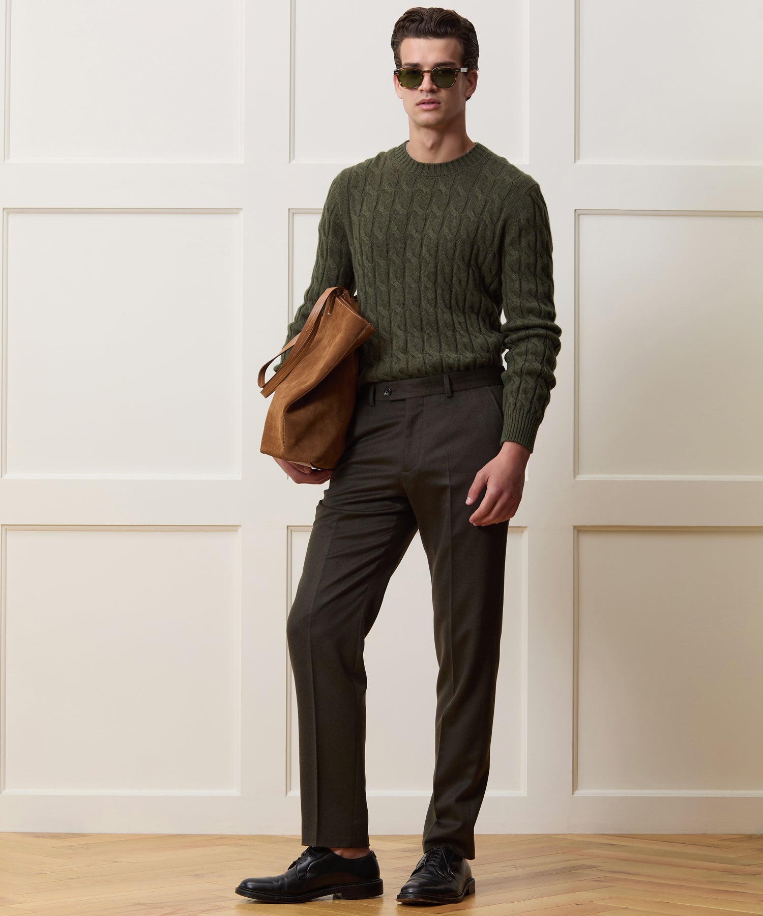 Italian Cashmere Cable Knit Sweater