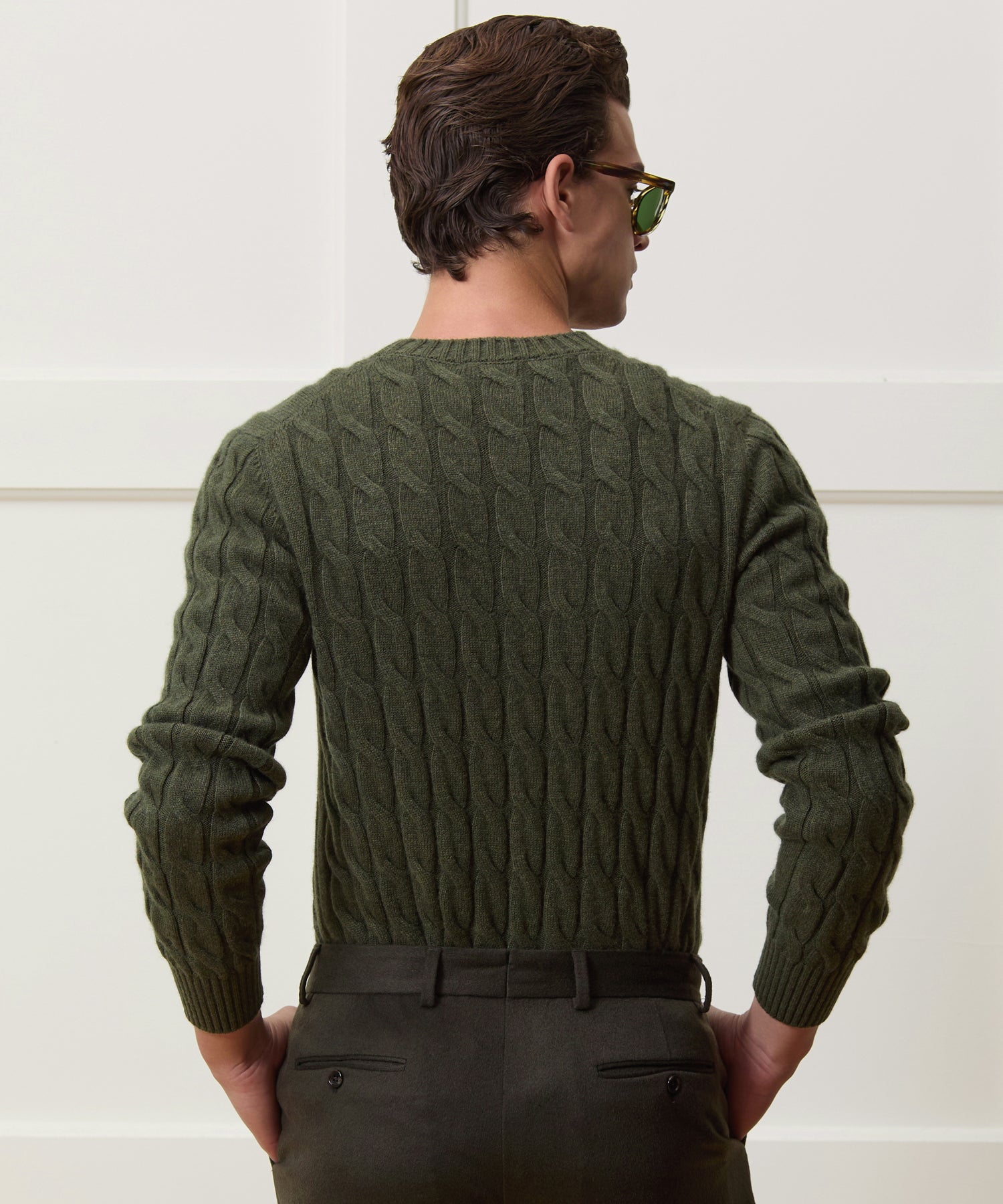Italian Cashmere Cable Knit Sweater
