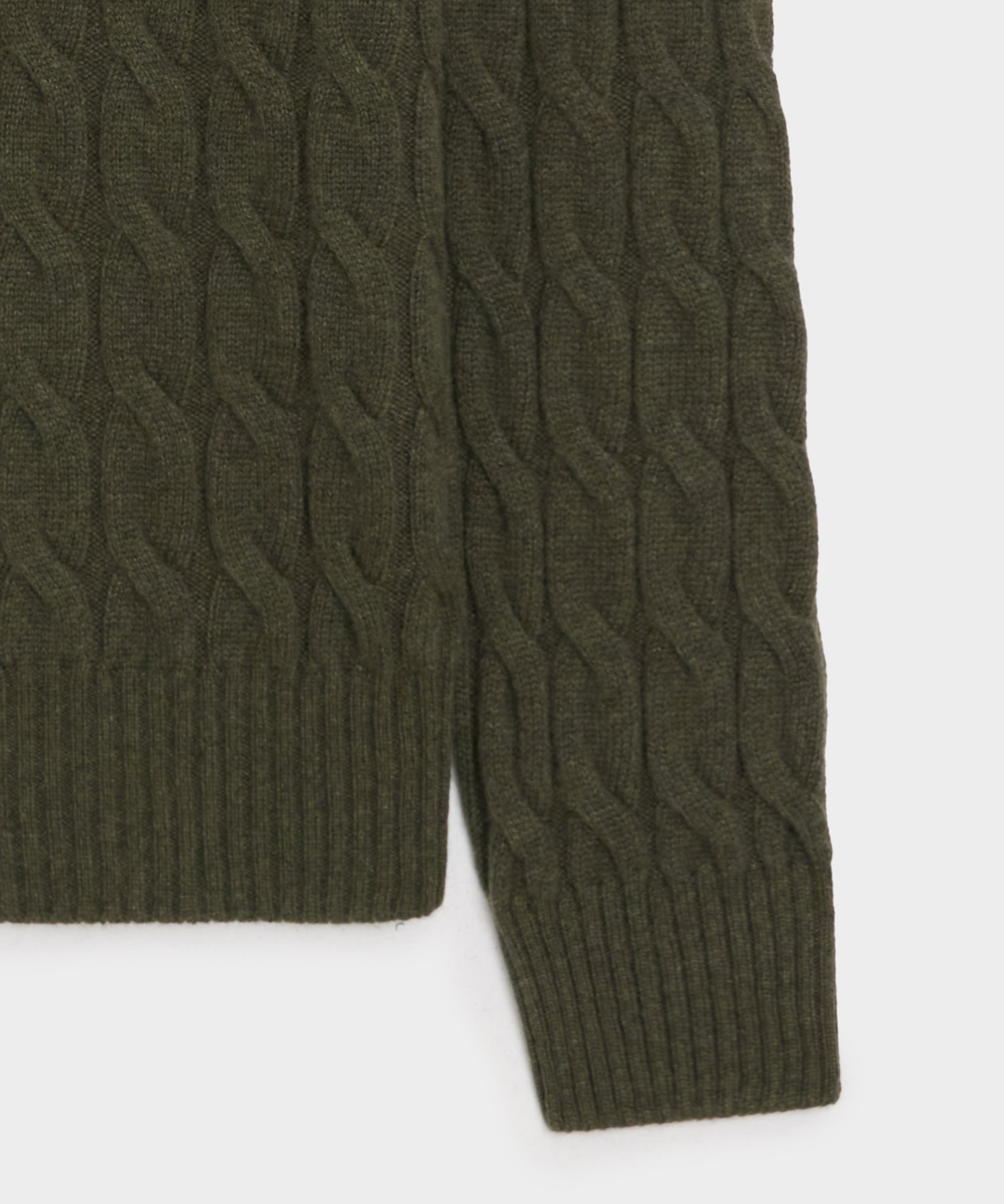 Italian Cashmere Cable Knit Sweater