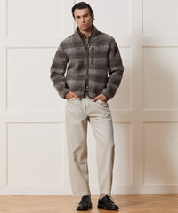Plaid Fleece Lodge Jacket