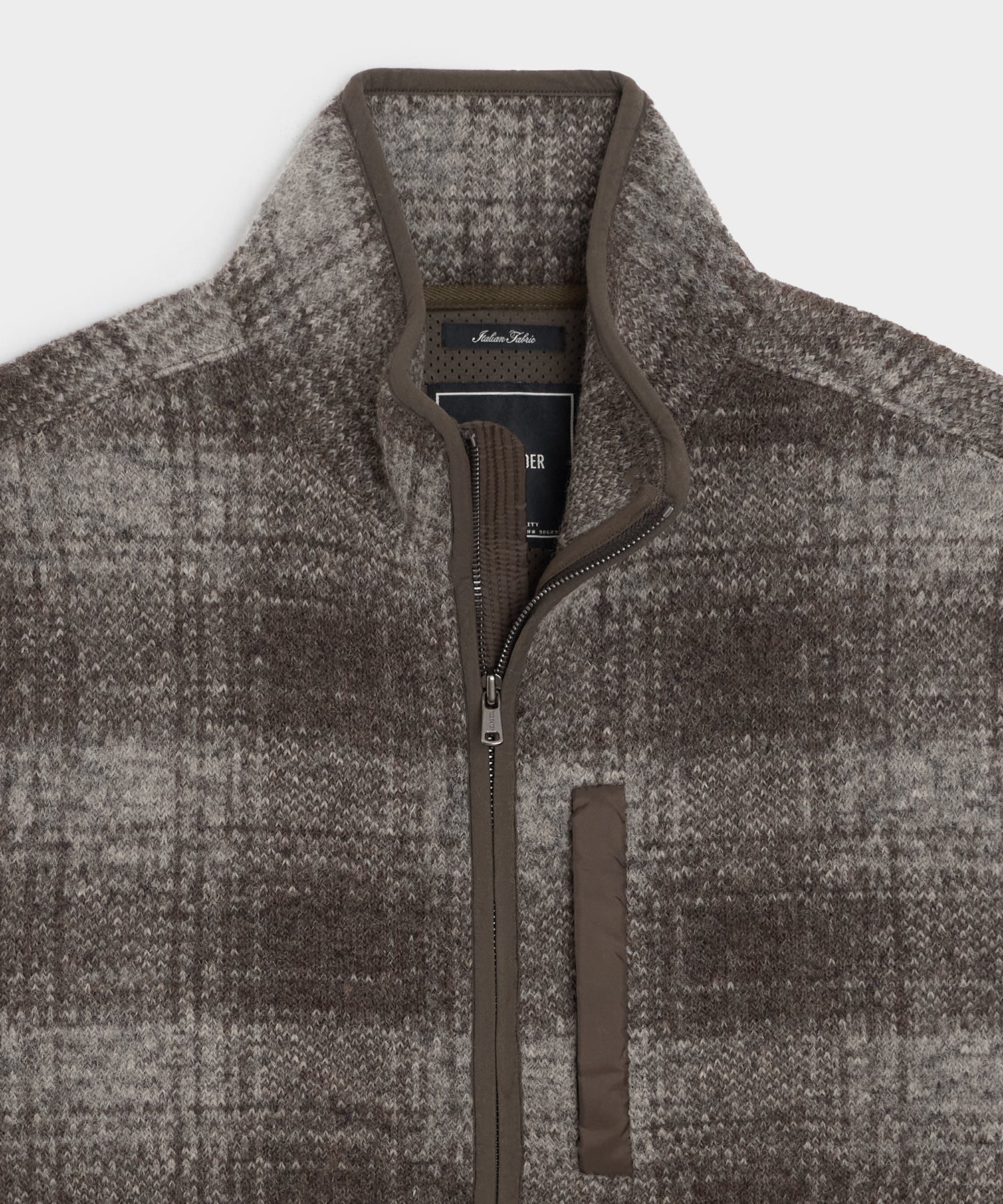 Plaid Fleece Lodge Jacket
