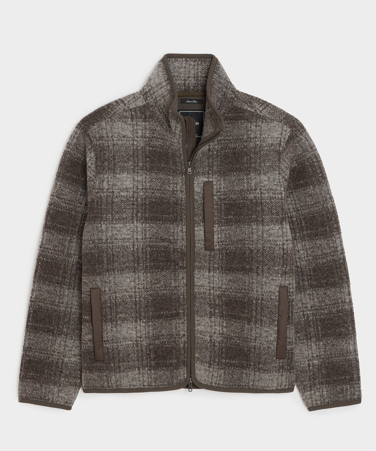 Plaid Fleece Lodge Jacket