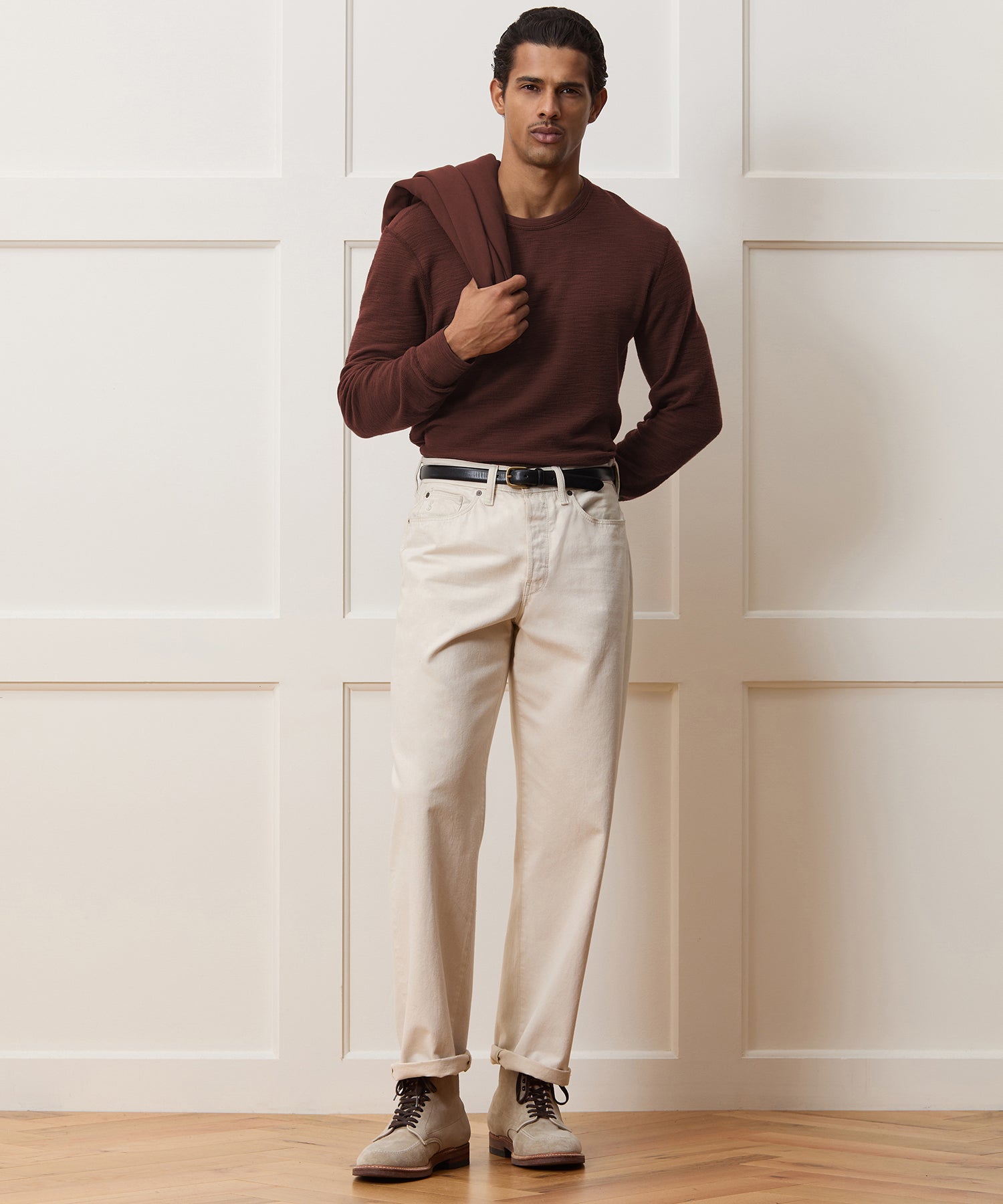 Lightweight Mini Waffle Tee