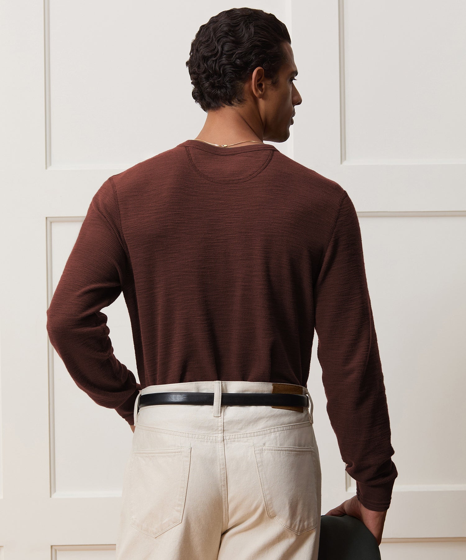 Lightweight Mini Waffle Tee