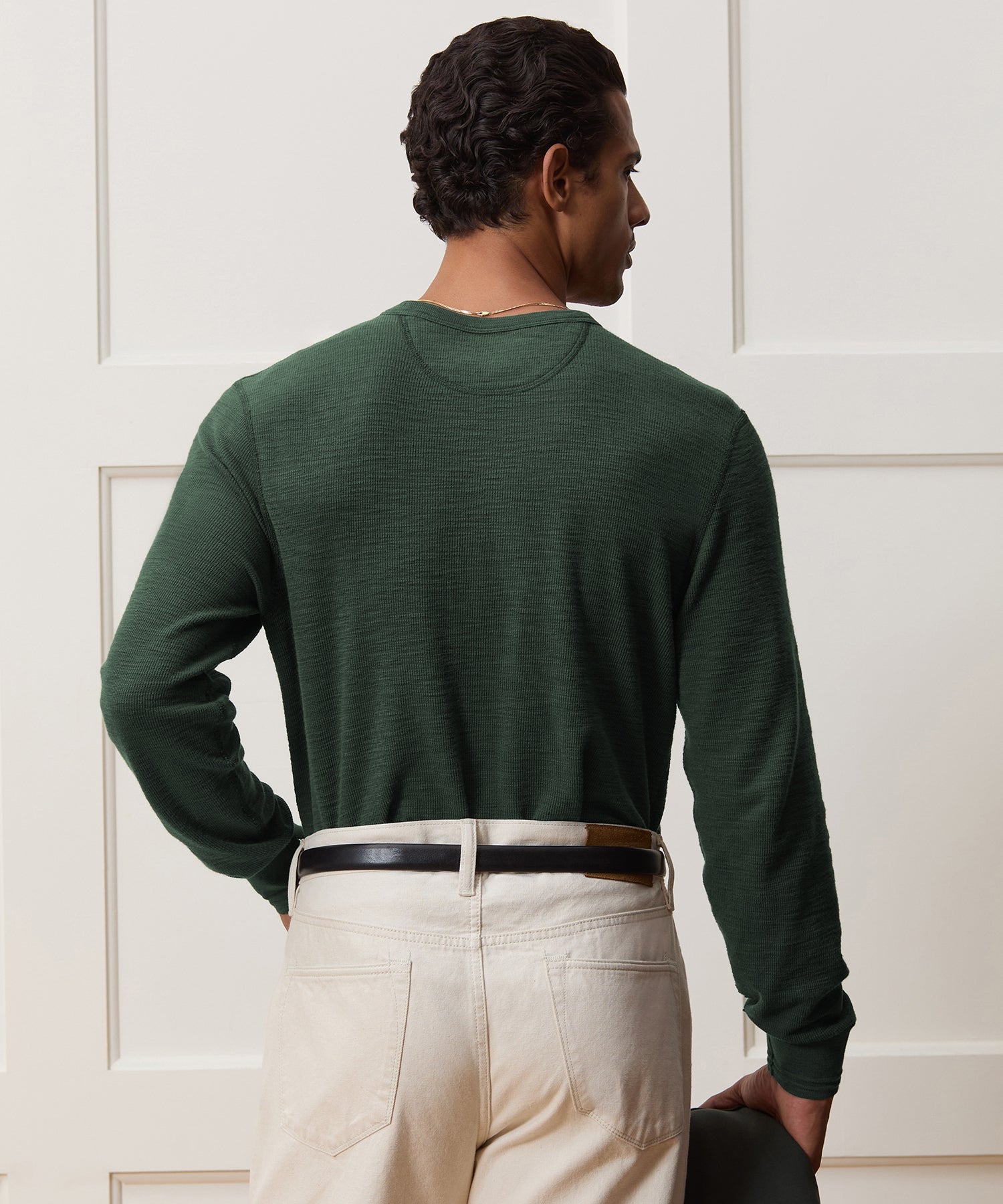 Lightweight Mini Waffle Tee