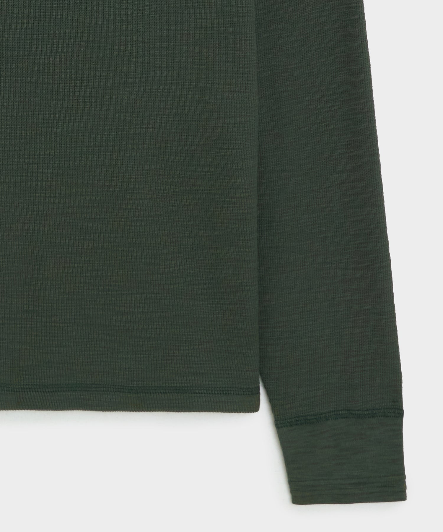 Lightweight Mini Waffle Henley