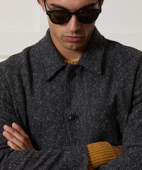 Italian Wool Herringbone Chore Coat