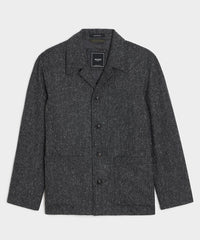 Italian Wool Herringbone Chore Coat