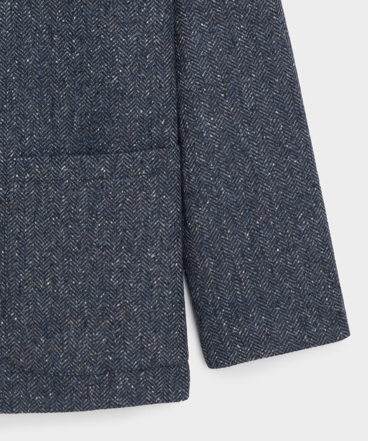 Italian Wool Herringbone Chore Coat