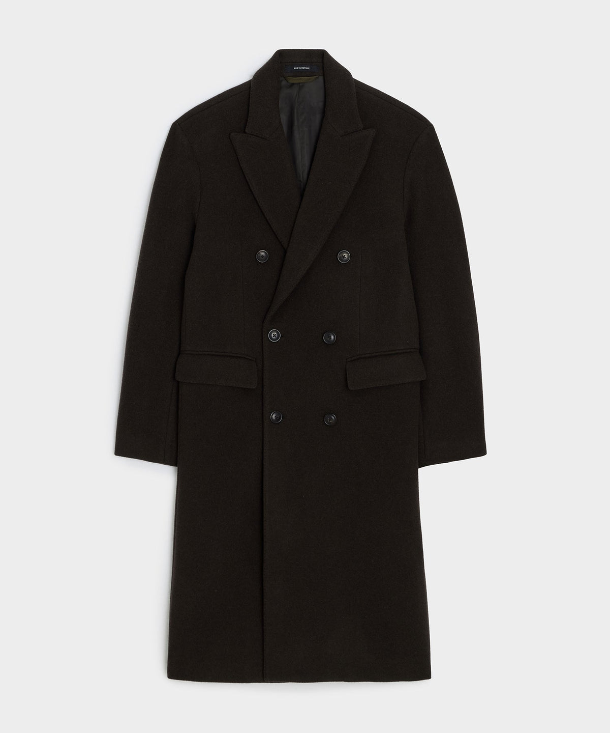 Italian Wool-Cashmere Double-Breasted Topcoat