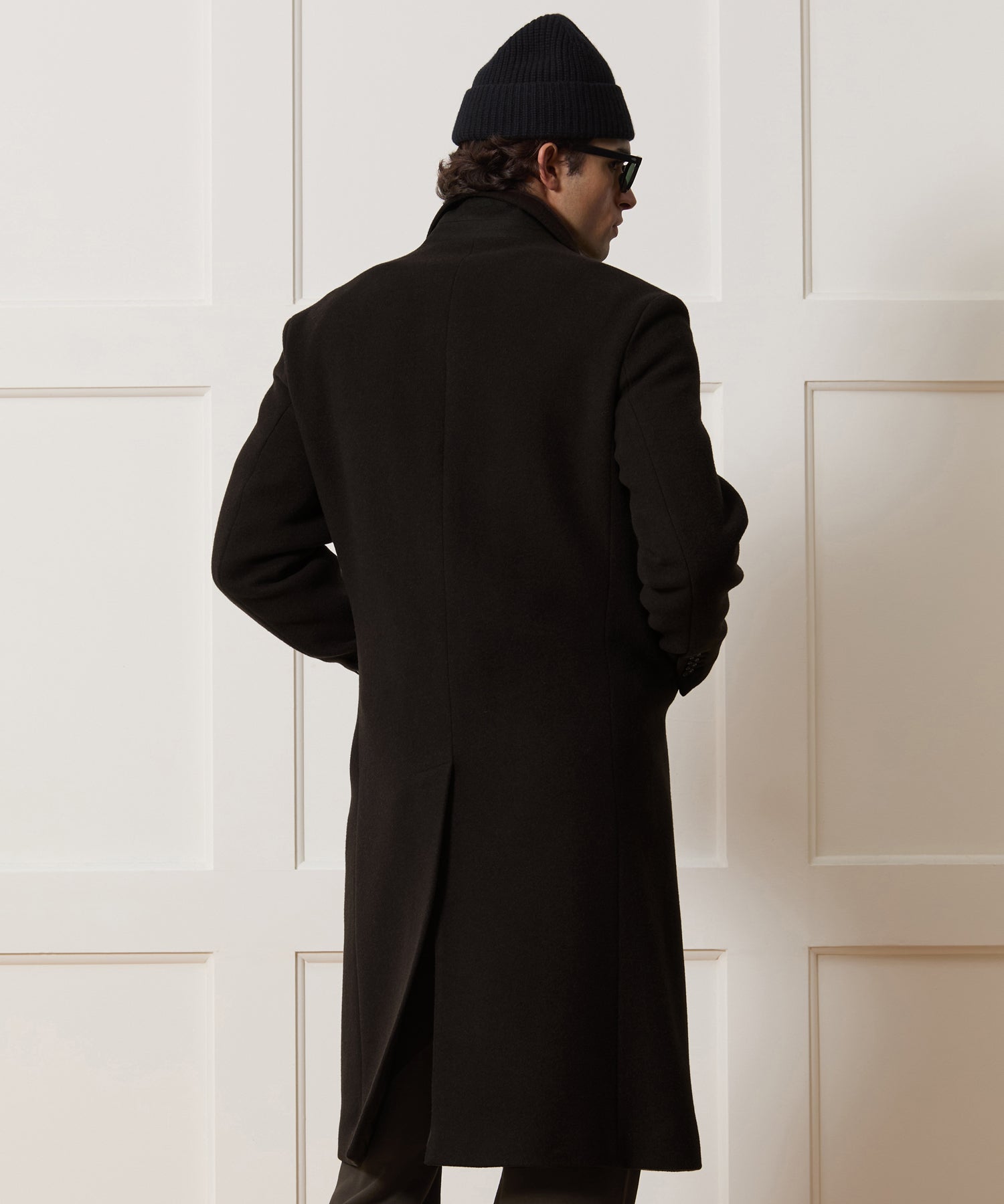 Italian Wool-Cashmere Double-Breasted Topcoat