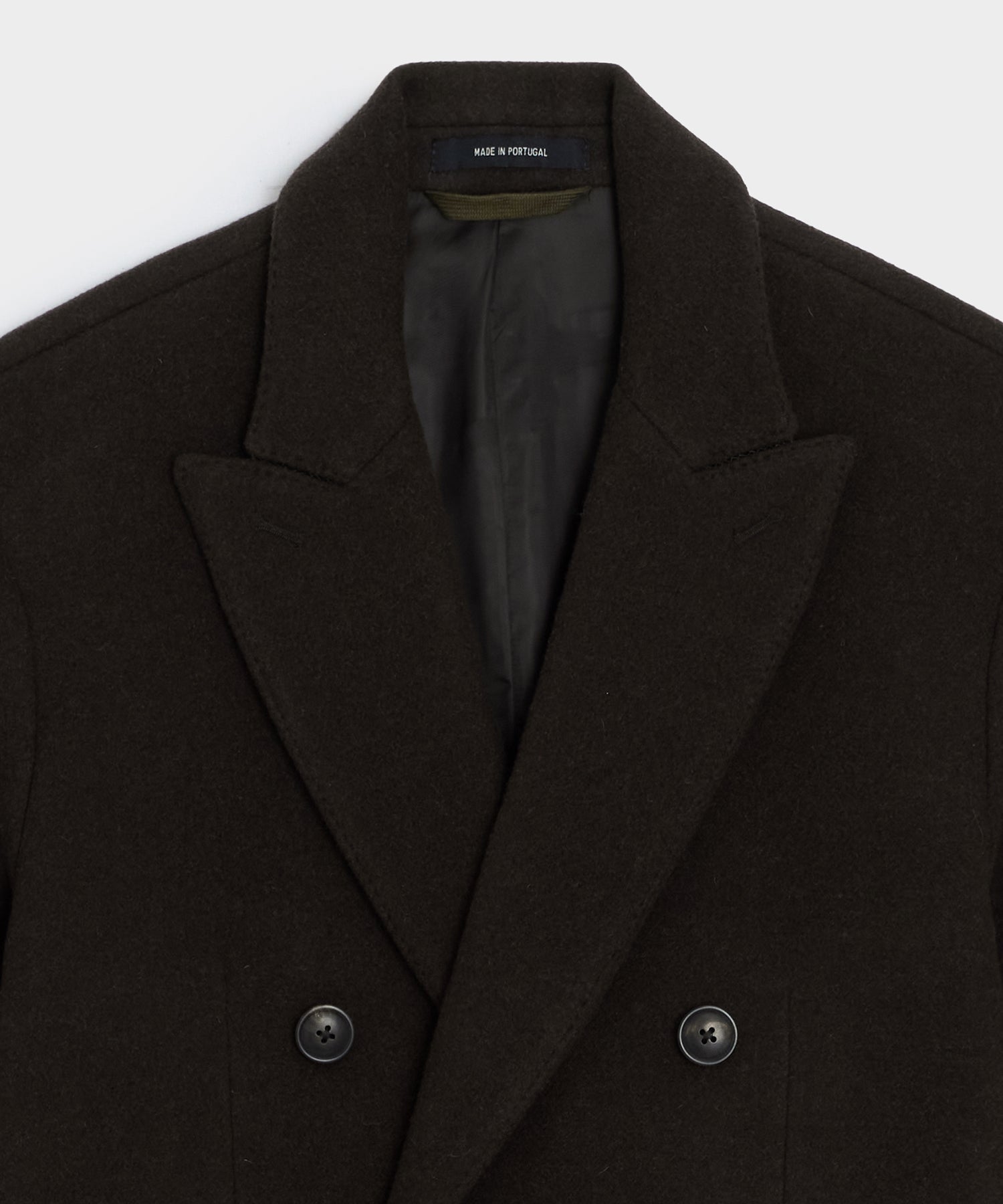 Italian Wool-Cashmere Double-Breasted Topcoat