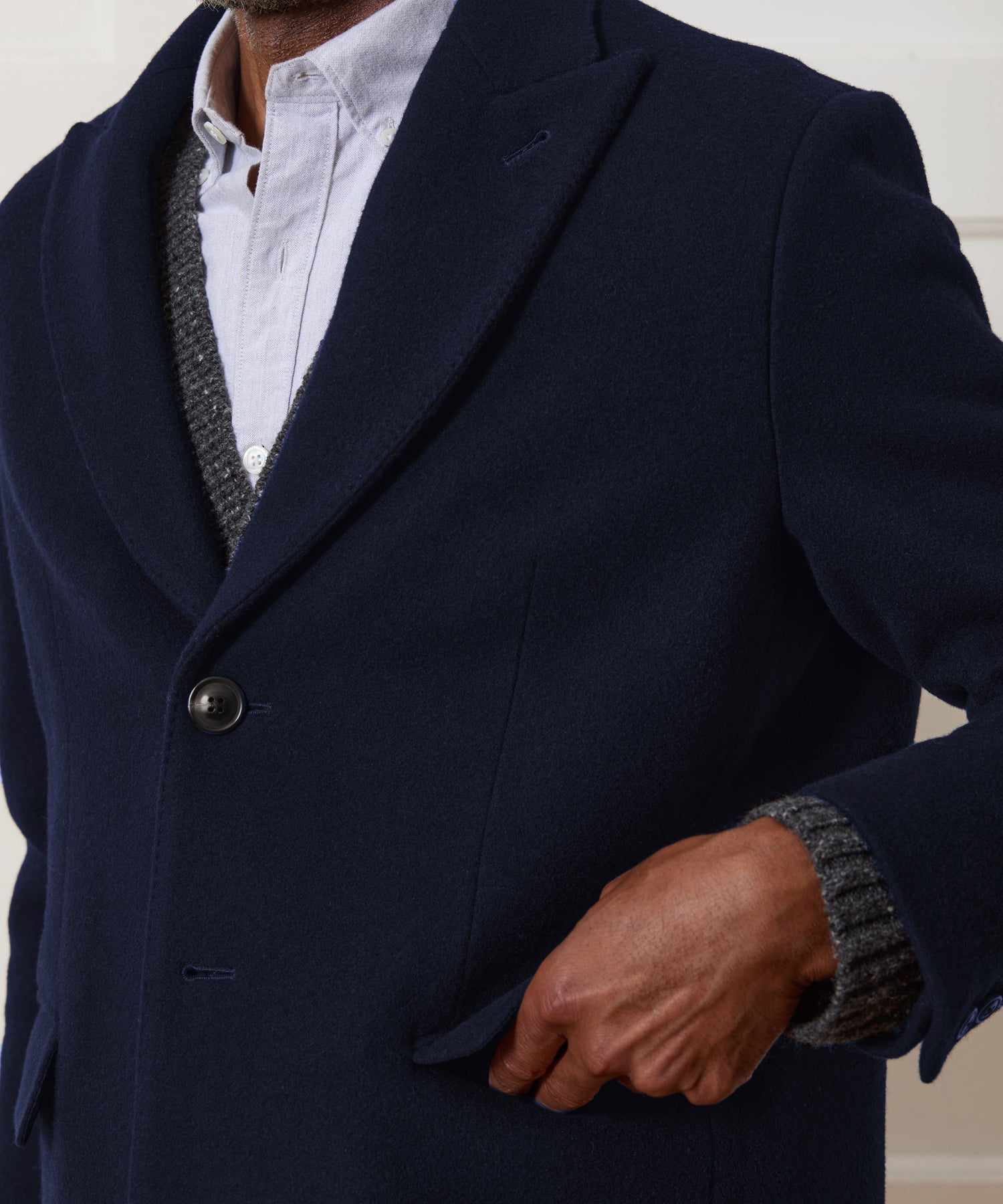 Italian Wool-Cashmere Topcoat
