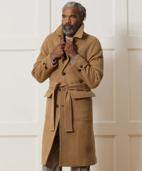 Italian Wool-Cashmere Belted Balmacaan