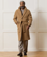 Italian Wool-Cashmere Belted Balmacaan