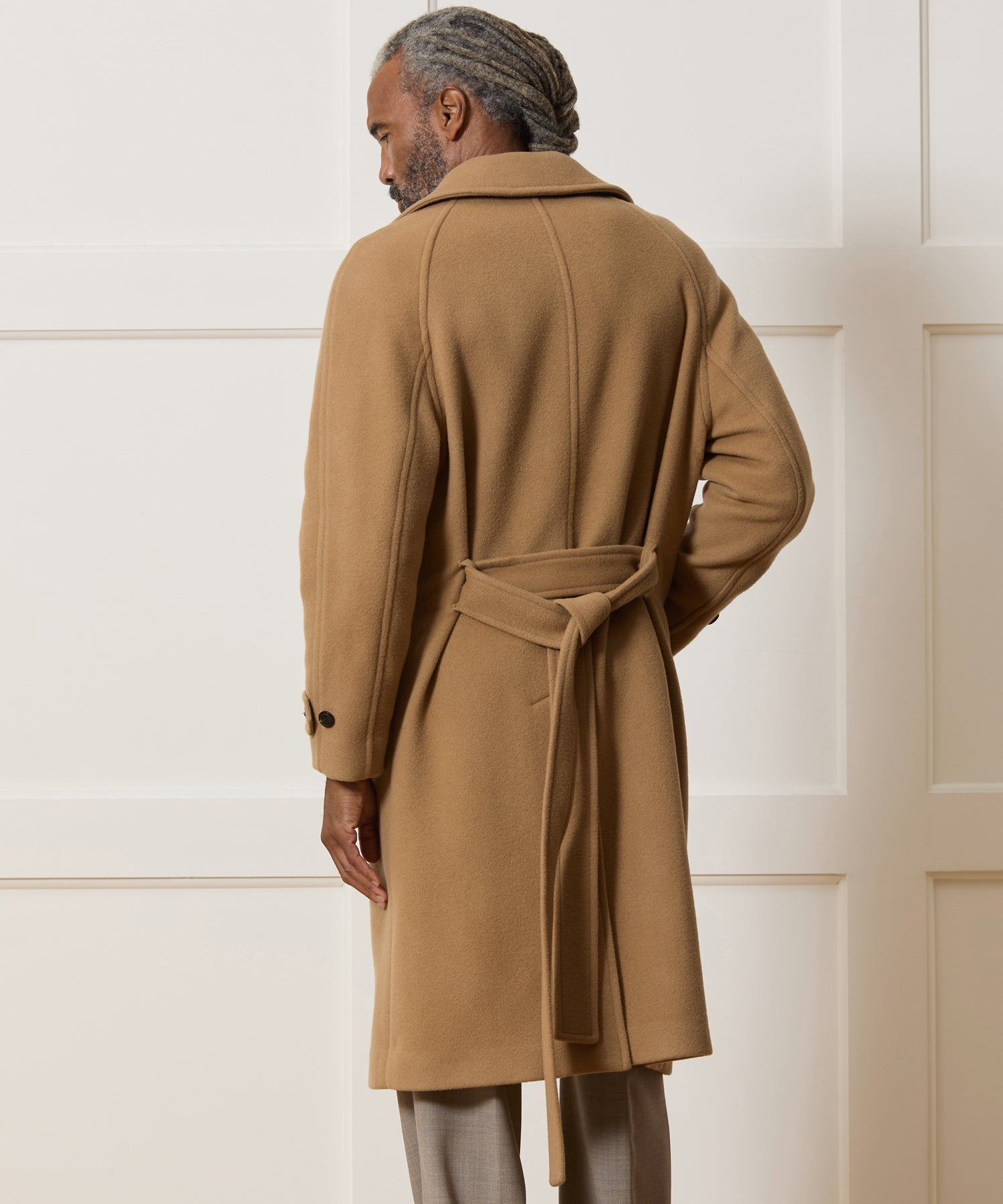Italian Wool-Cashmere Belted Balmacaan