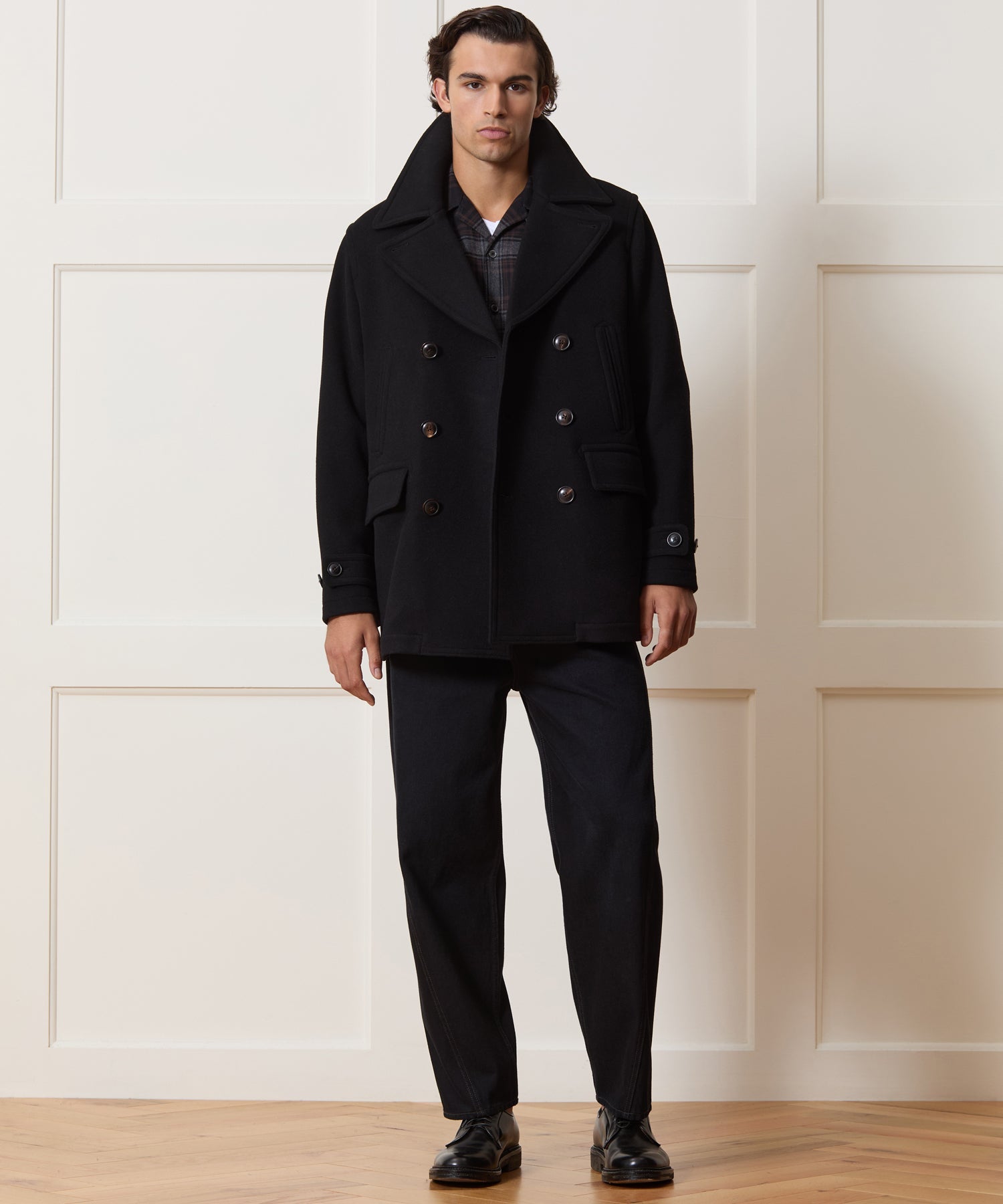 Italian Wool-Cashmere Peacoat