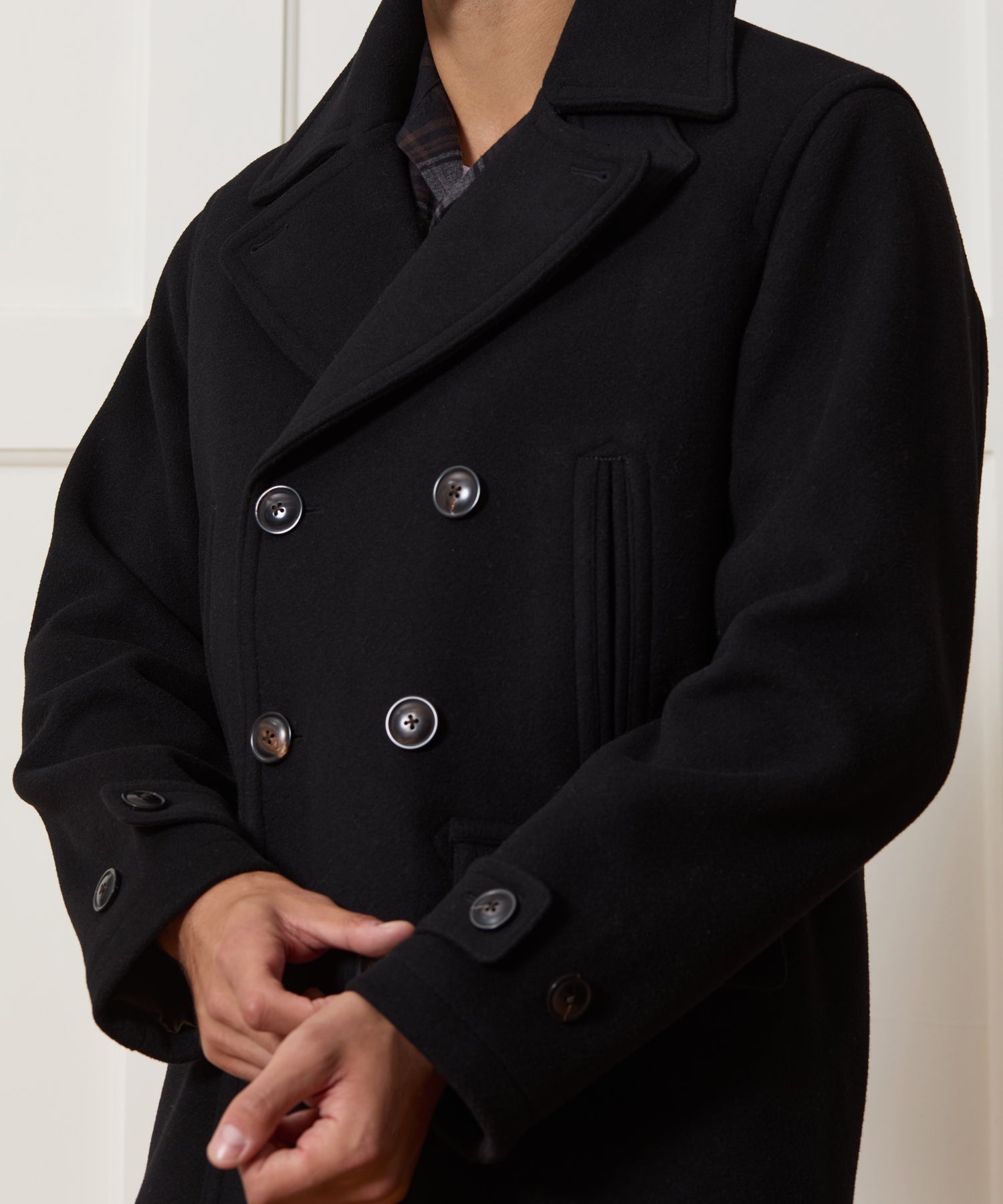 Italian Wool-Cashmere Peacoat