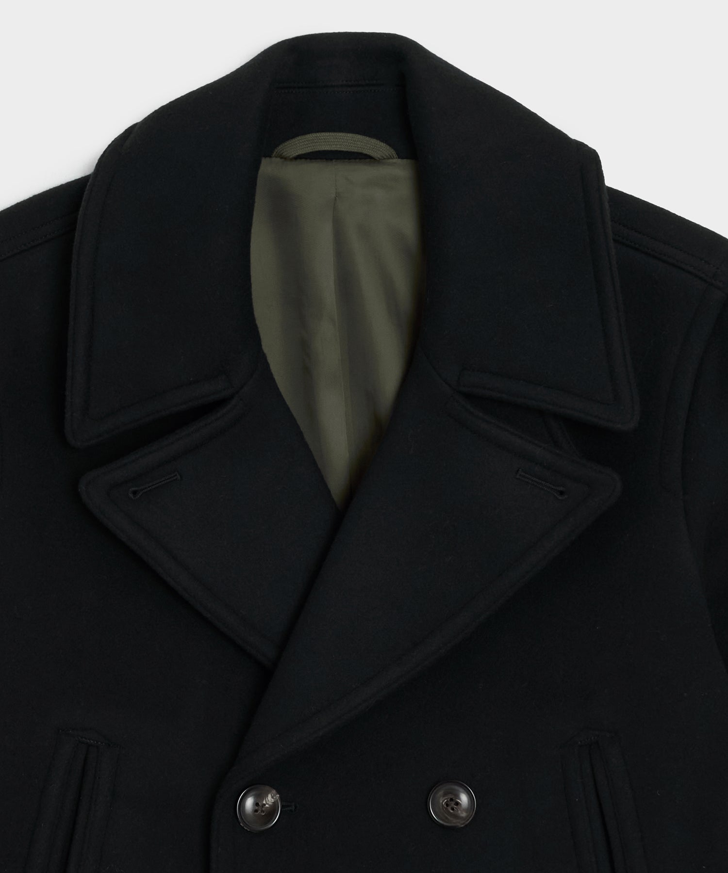 Italian Wool-Cashmere Peacoat