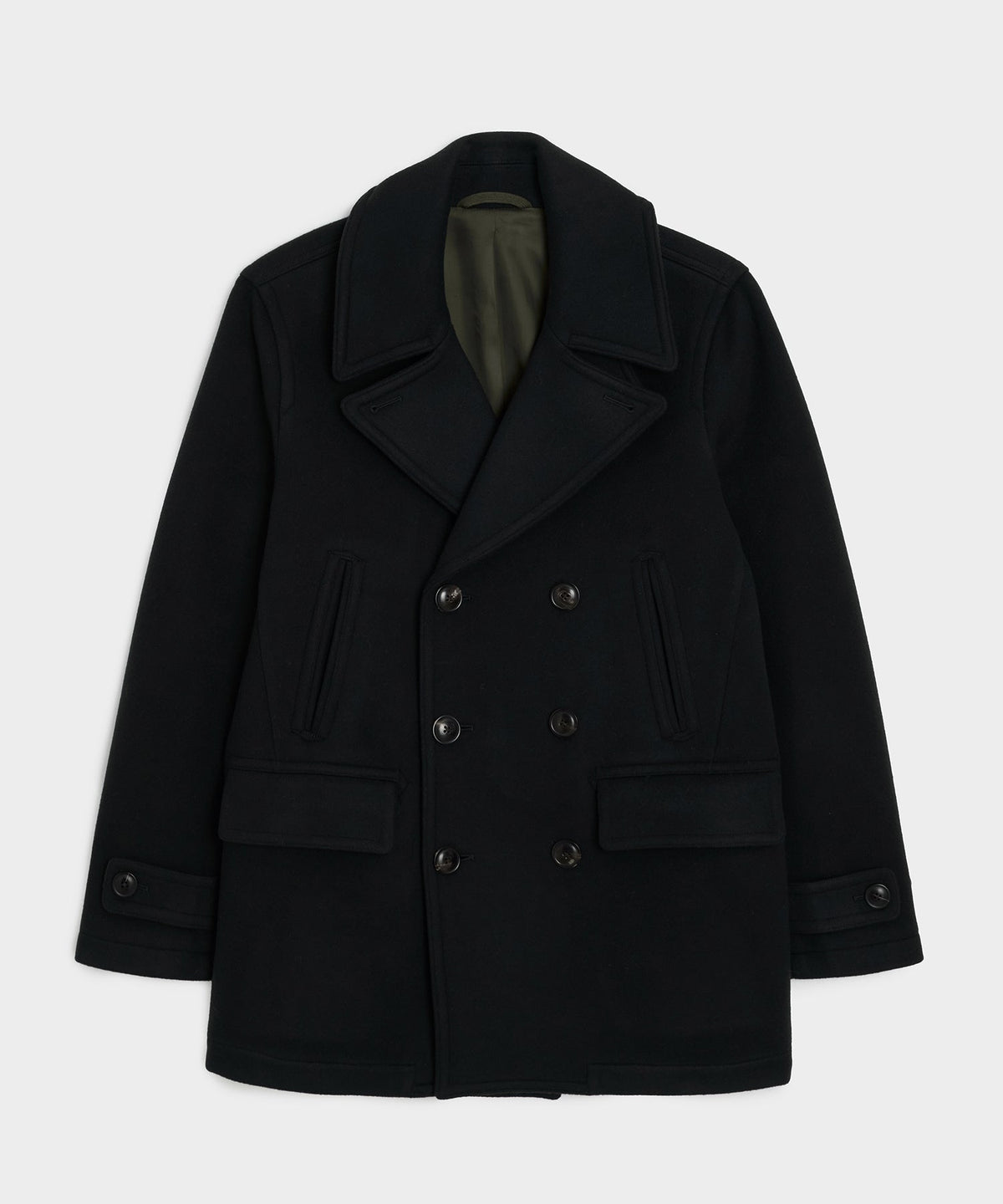 Italian Wool-Cashmere Peacoat