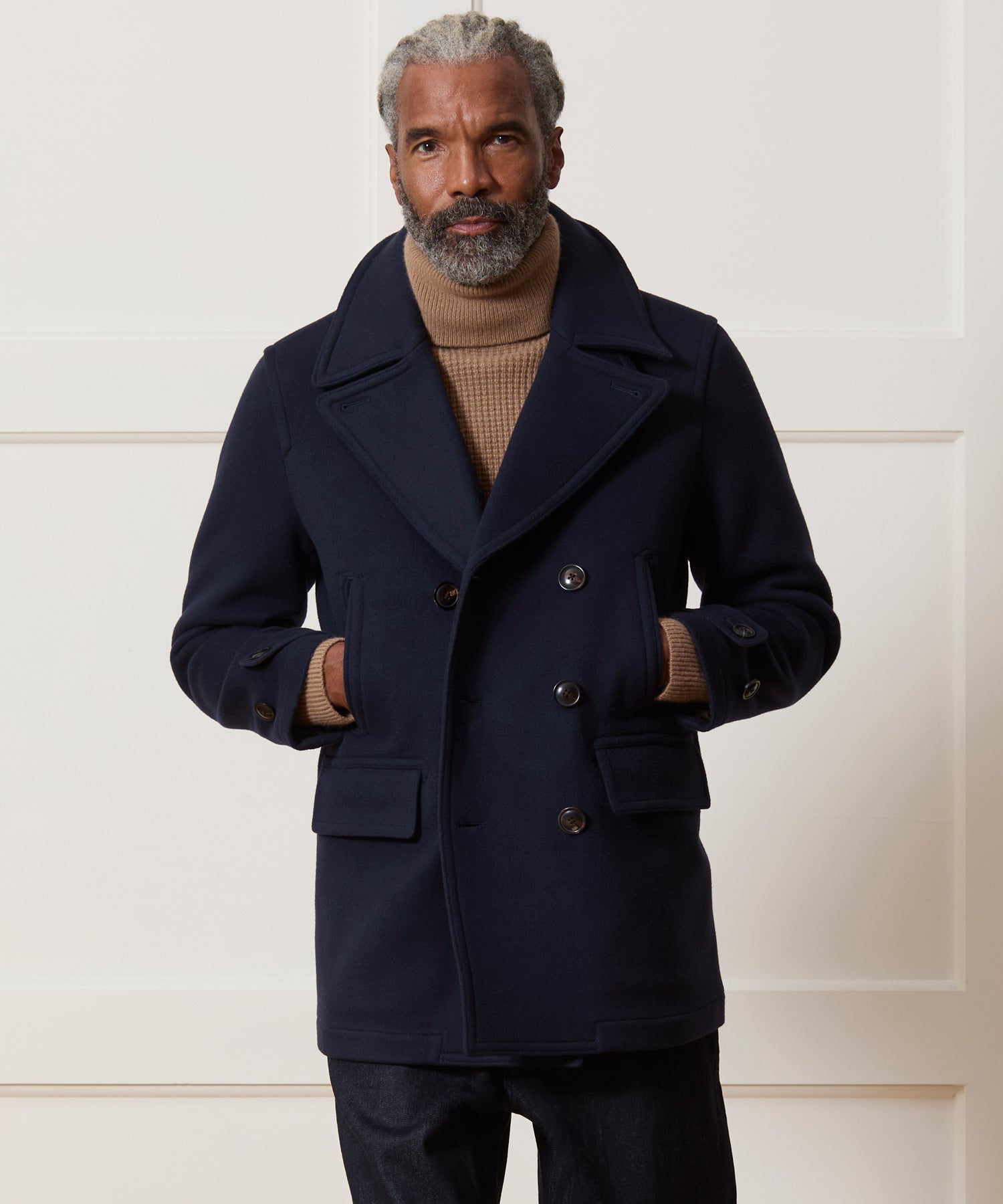Italian Wool-Cashmere Peacoat