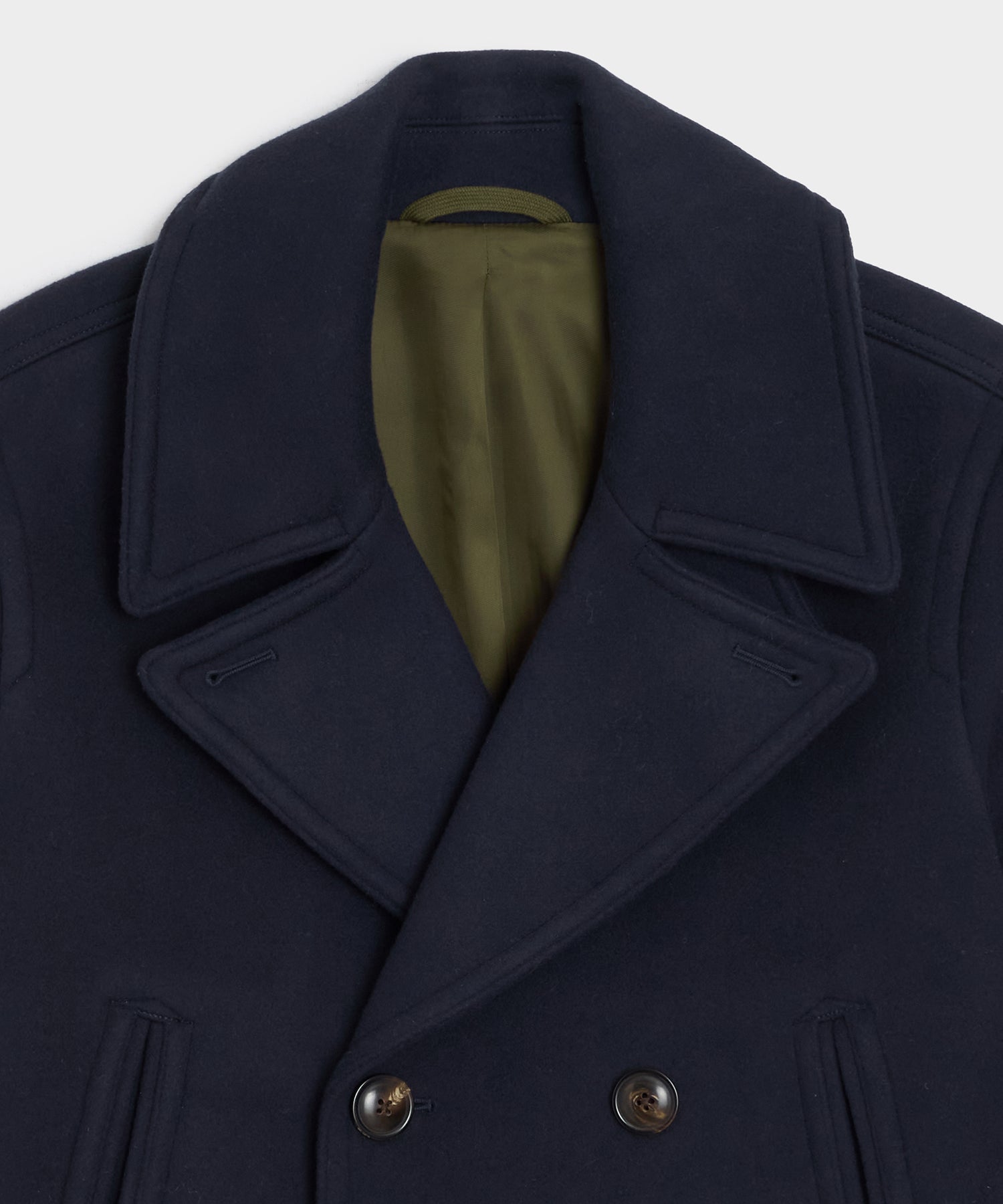 Italian Wool-Cashmere Peacoat
