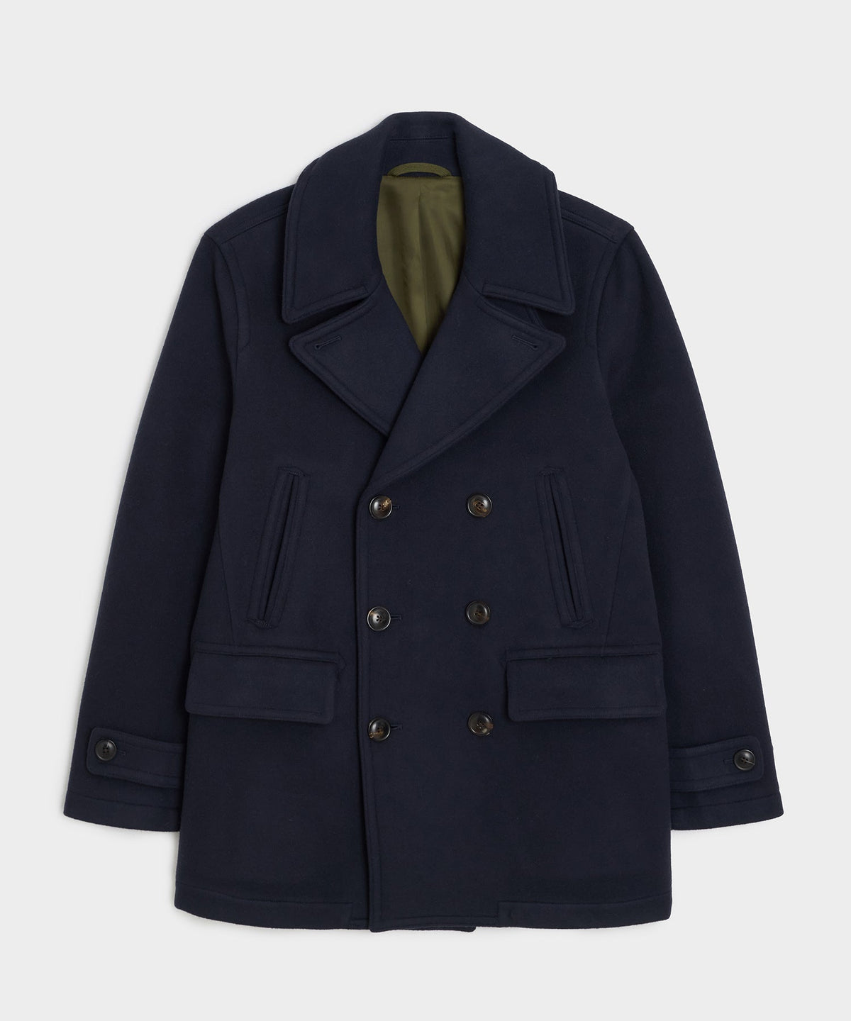 Italian Wool-Alpaca Peacoat